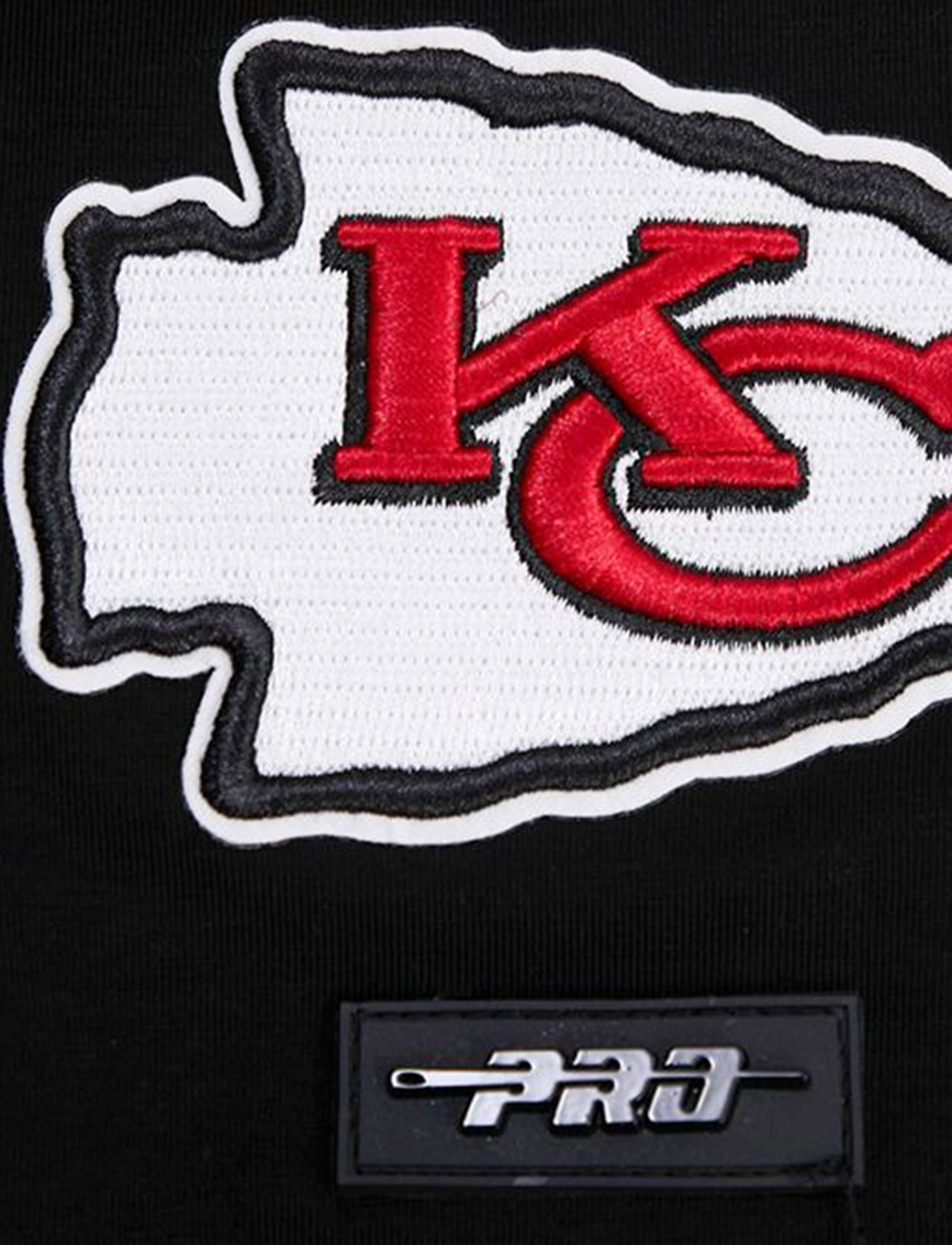 Kansas City Chiefs Pro Standard NFL Classic Chenille Flex T-Shirt - Black