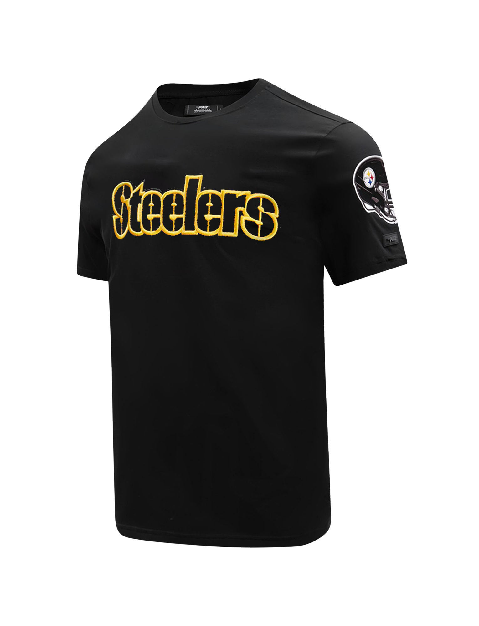 Pittsburgh Steelers Pro Standard NFL Classic Chenille Flex T-Shirt - Black