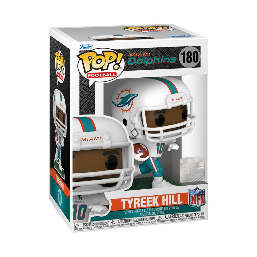 Tyreek Hill Miami Dolphins Funko NFL Pop Vinyl 3.75" Figure - White