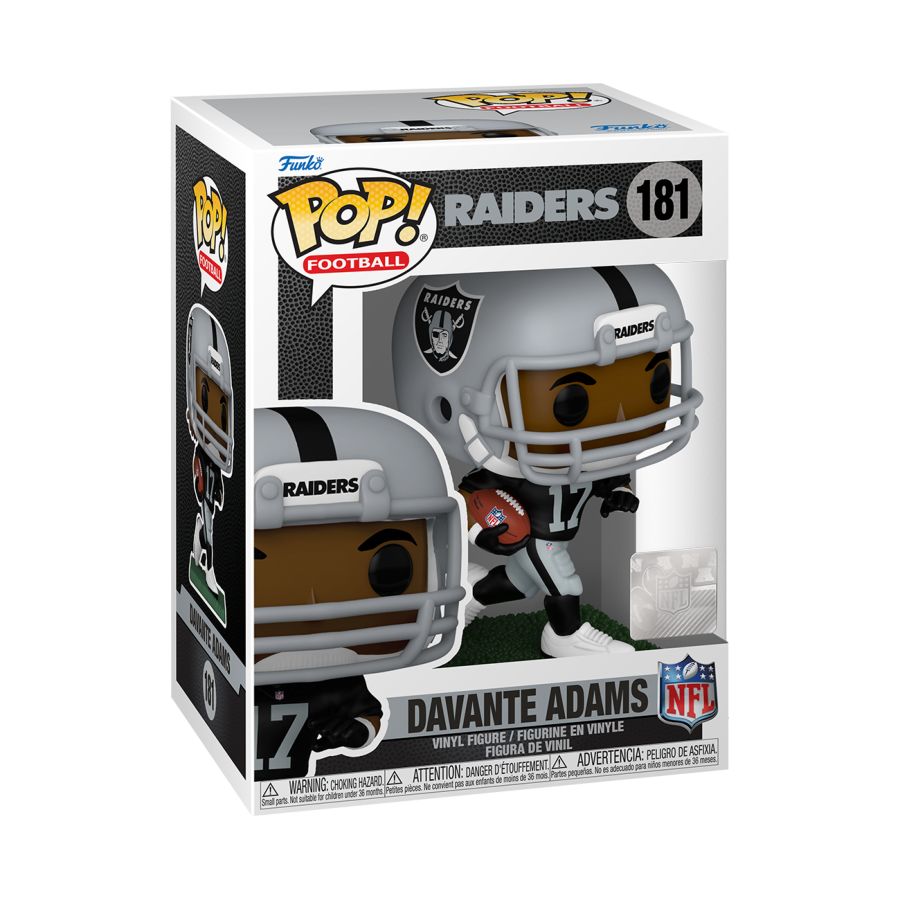 Davante Adams Las Vegas Raiders Funko NFL Pop Vinyl 3.75" Figure - Black