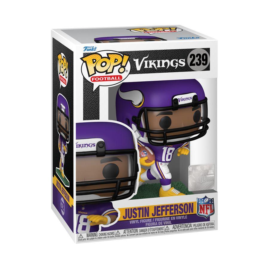 Justin Jefferson Minnesota Vikings Funko NFL Pop Vinyl 3.75" Figure - Purple