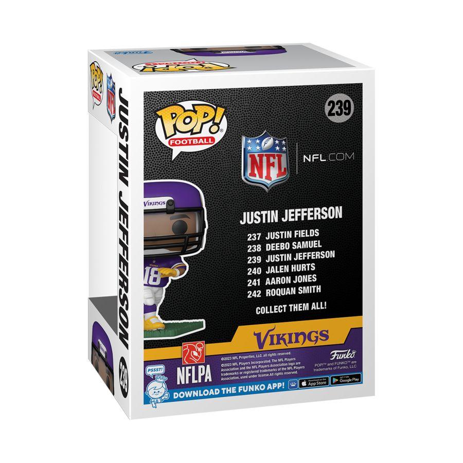 Justin Jefferson Minnesota Vikings Funko NFL Pop Vinyl 3.75" Figure - Purple