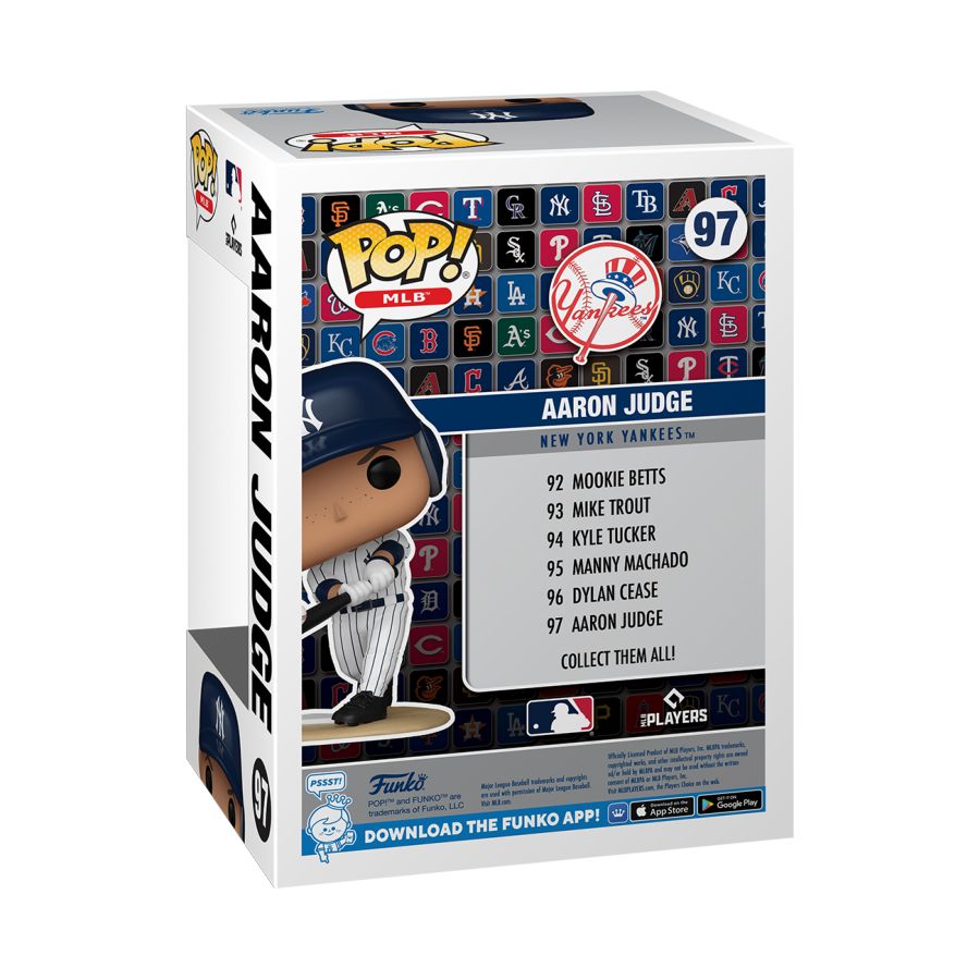 Aaron Judge New York Yankees Funko MLB #97 Pop Vinyl Figure - White