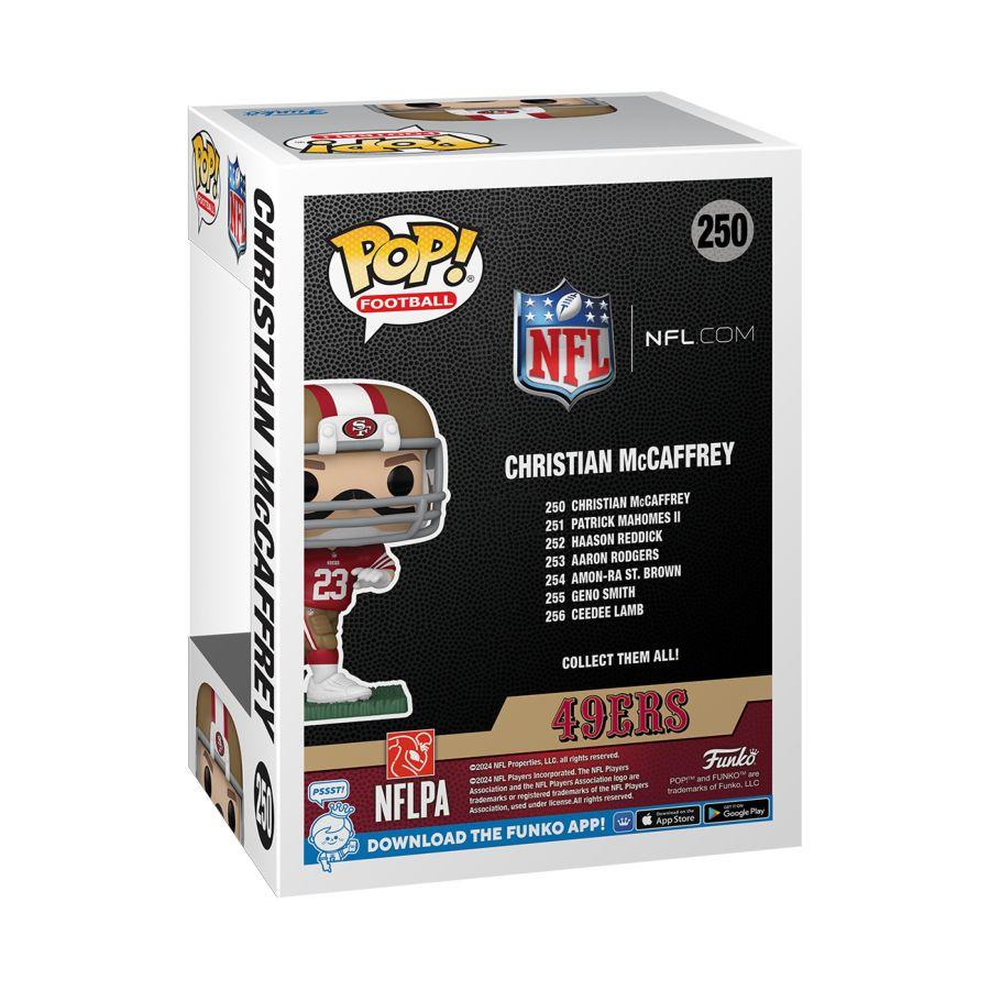 Christian McCaffrey San Francisco 49ers Funko NFL Pop Vinyl Figure - 250