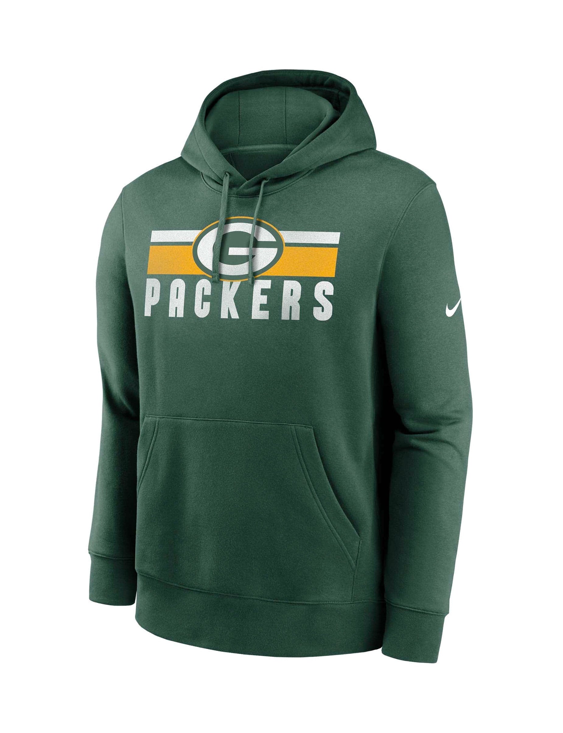 Green Bay Packers Nike NFL Team Stripes Hoodie Jumper - Green