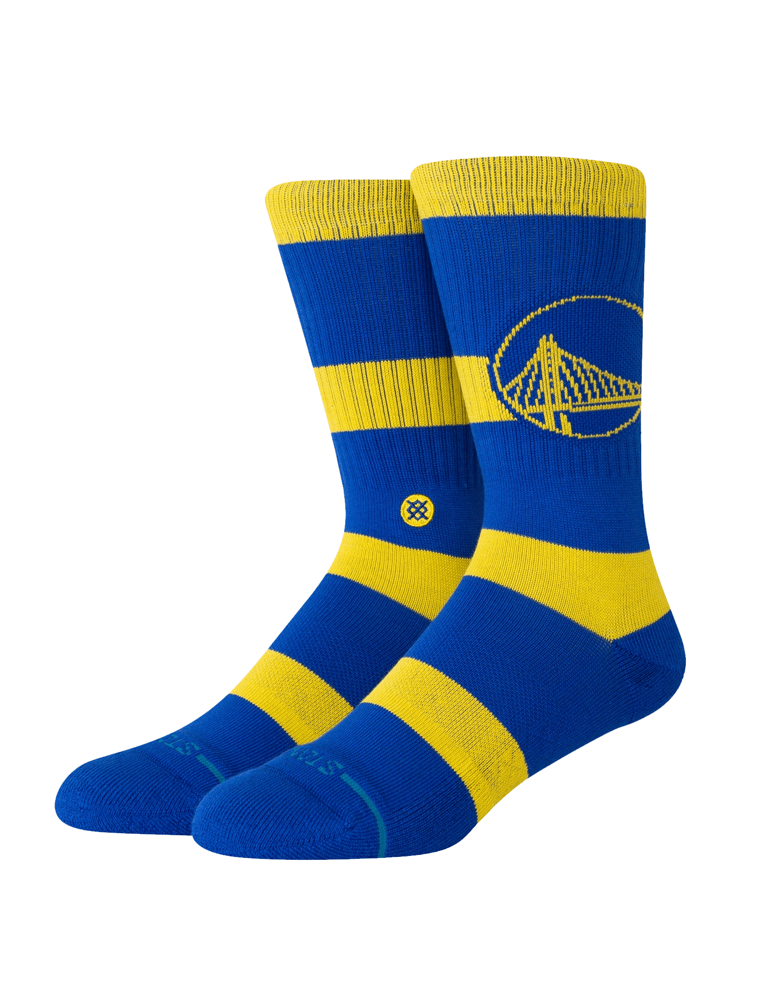 Golden State Warriors Stance NBA Team Prep Crew Socks