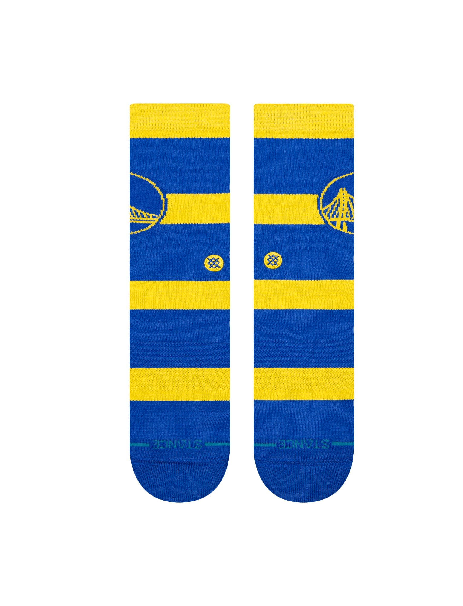 Golden State Warriors Stance NBA Team Prep Crew Socks