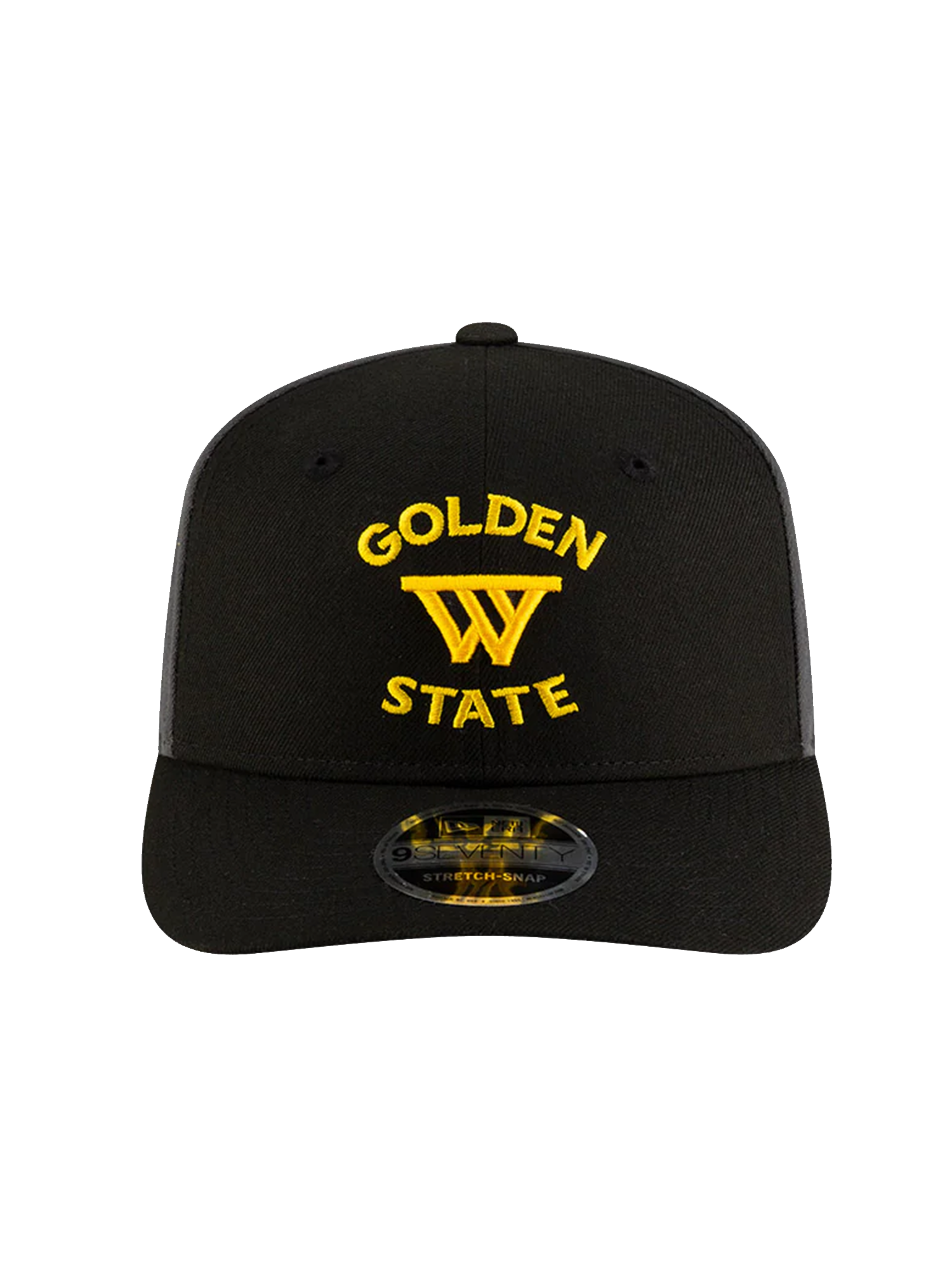 Golden State Warriors New Era NBA Statement 9SEVENTY Stretch Snapback Hat - Black