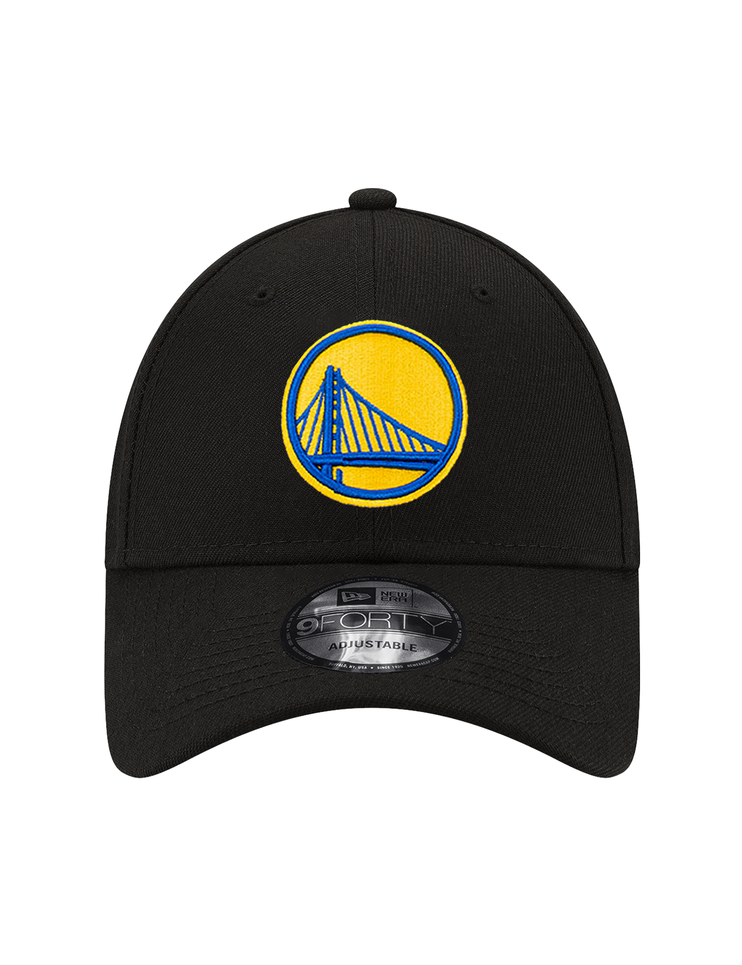 Golden State Warriors New Era NBA Team 9FORTY Strapback Hat - Black