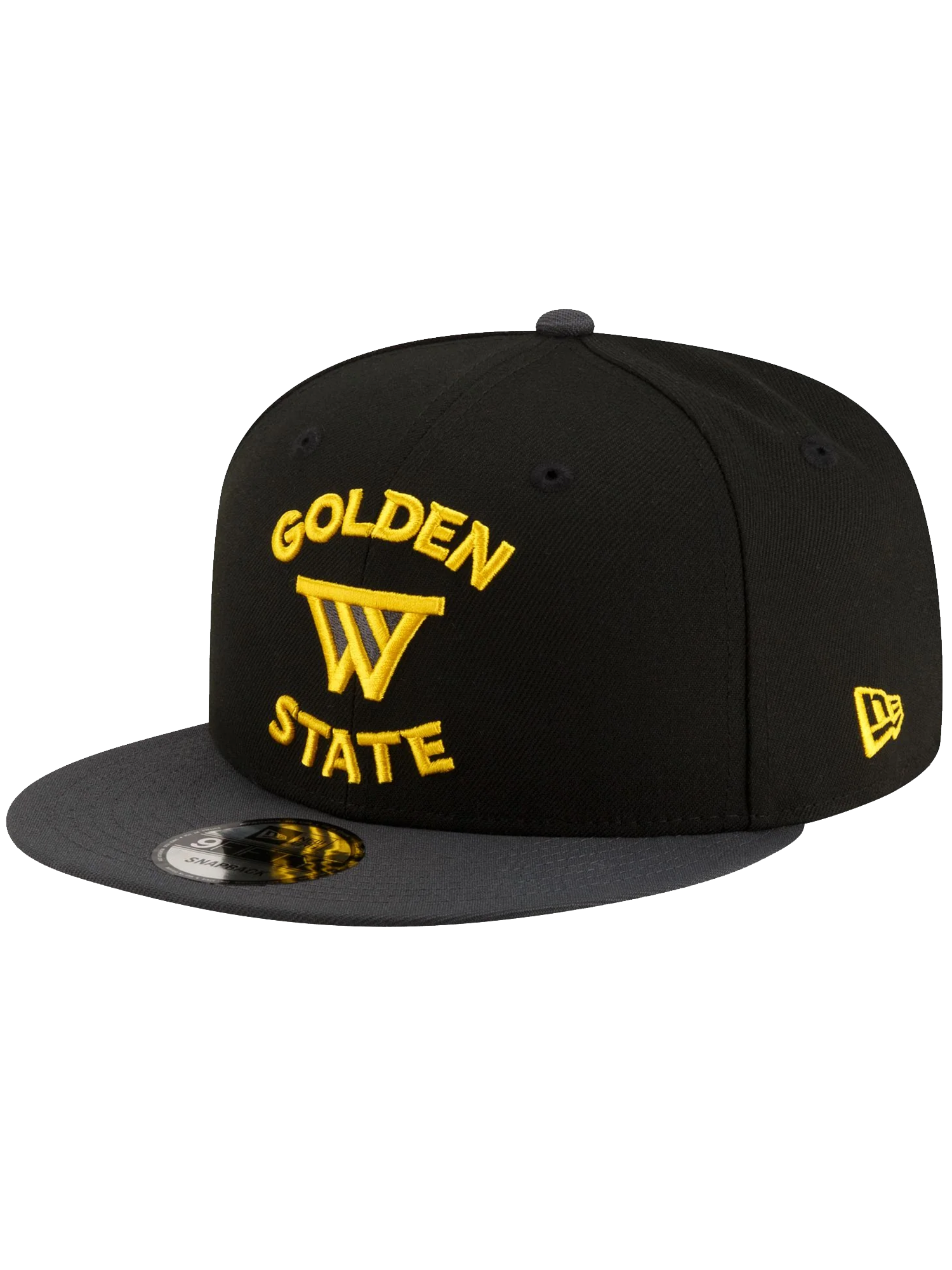 Golden State Warriors New Era NBA Statement 9FIFTY Snapback Hat - Black