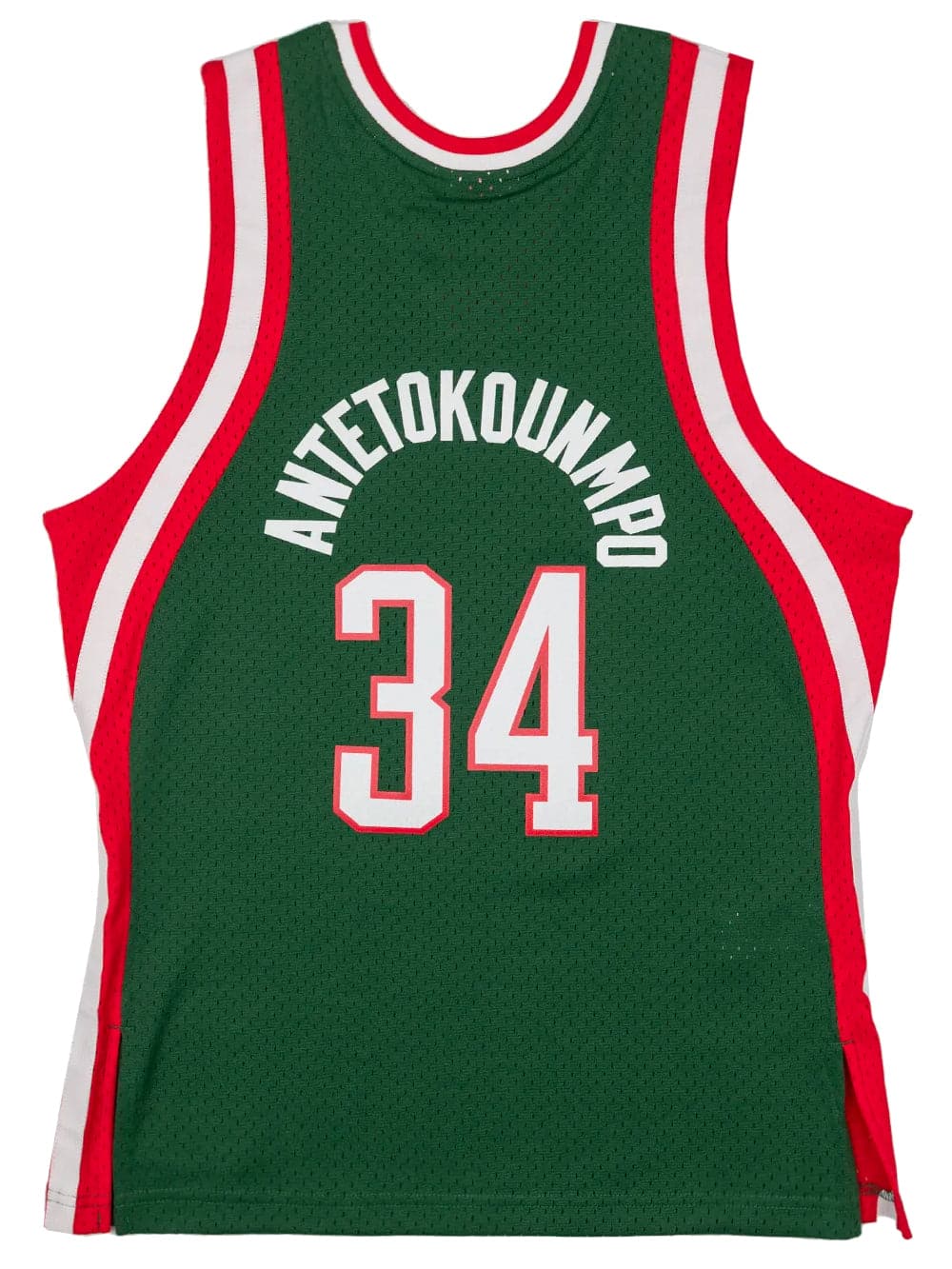 Giannis Antetokounmpo Milwaukee Bucks Mitchell & Ness NBA 13-14 Swingman Jersey - Green