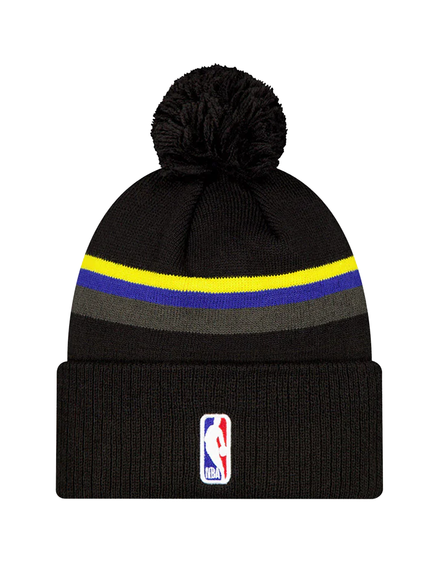 Golden State Warriors New Era NBA Statement Knit Beanie - Black