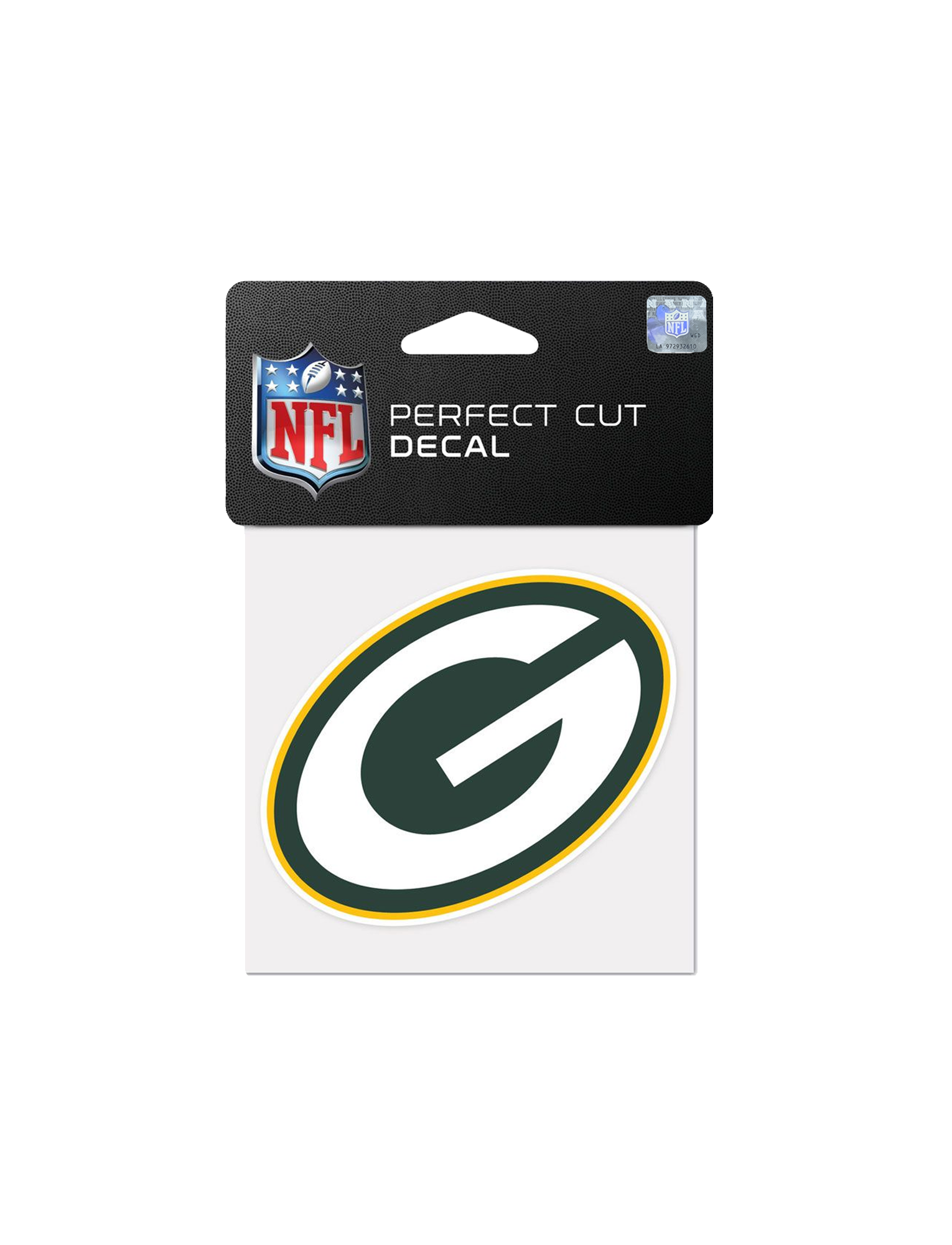 Green Bay Packers Wincraft NFL 4" x 4" Perfect Cut Decal