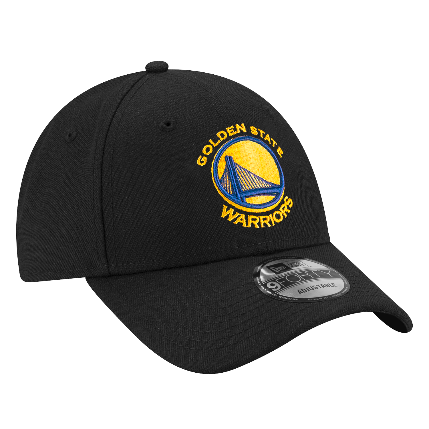 Golden State Warriors New Era NBA Team 9FORTY Snapback Hat - Black