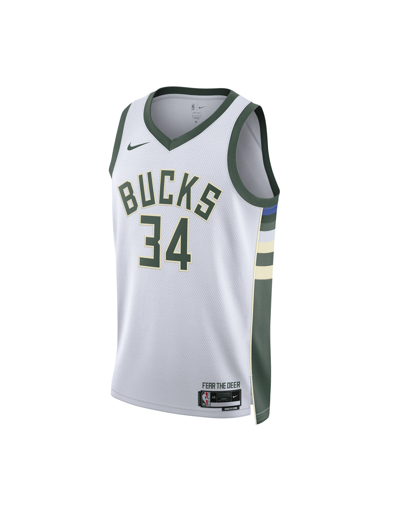 Youths Giannis Antetokounmpo Milwaukee Bucks Nike NBA Association Jersey - White