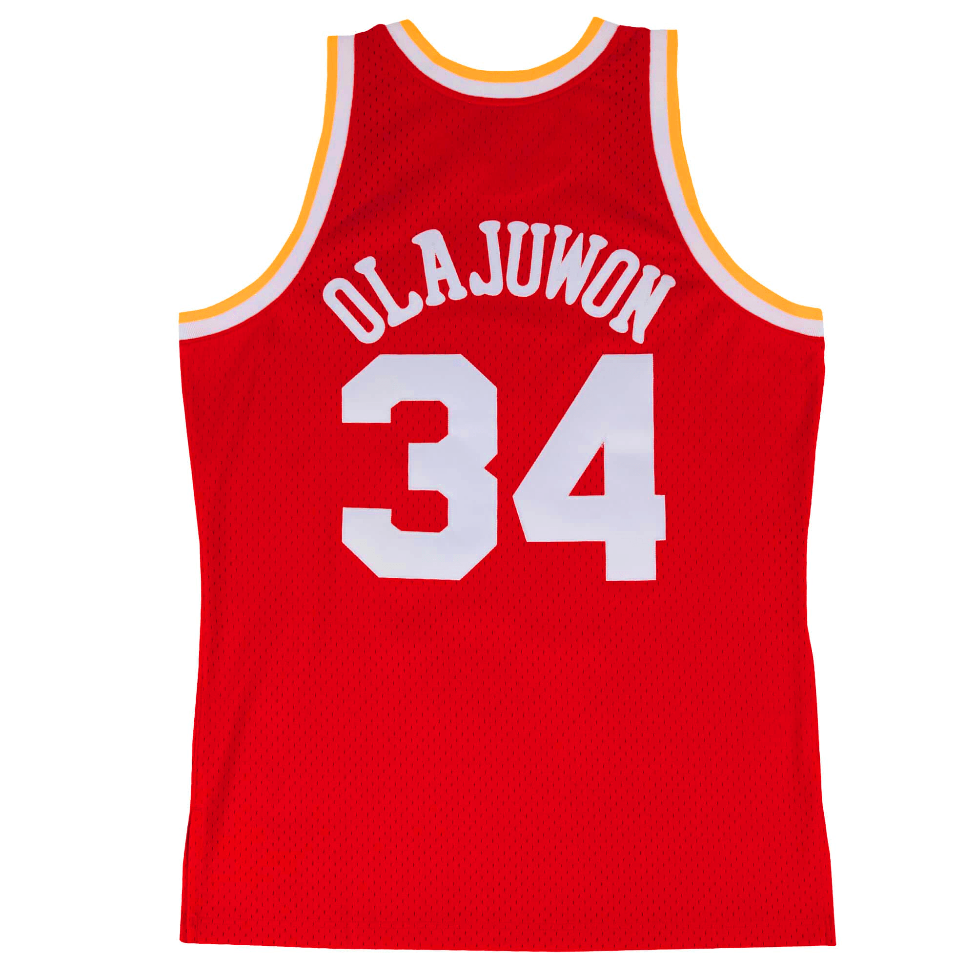 Hakeem Olajuwon Houston Rockets Mitchell & Ness NBA 93-94 Swingman Jersey - Red