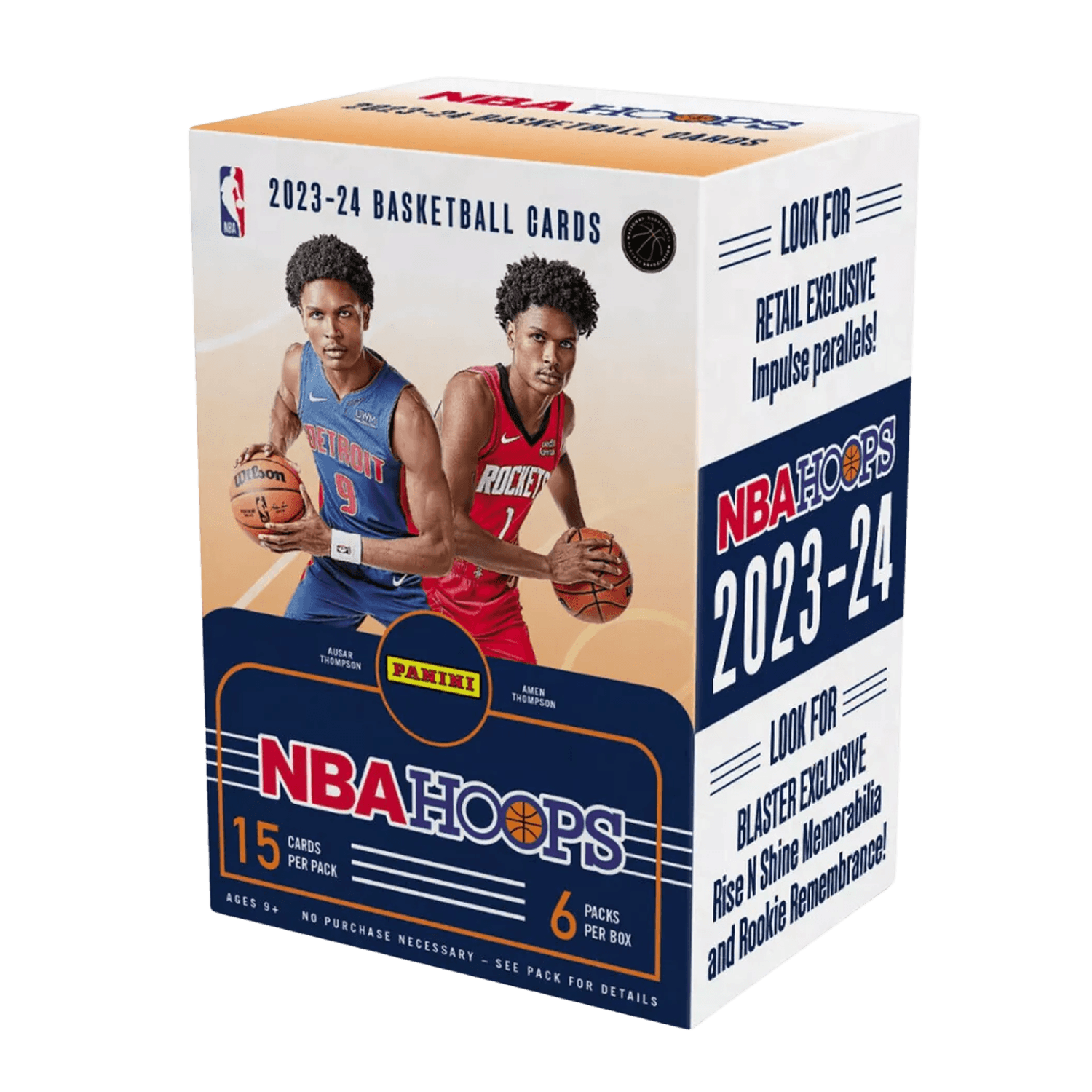 2023-24 NBA Panini Hoops Basketball Blaster Trading Card Box