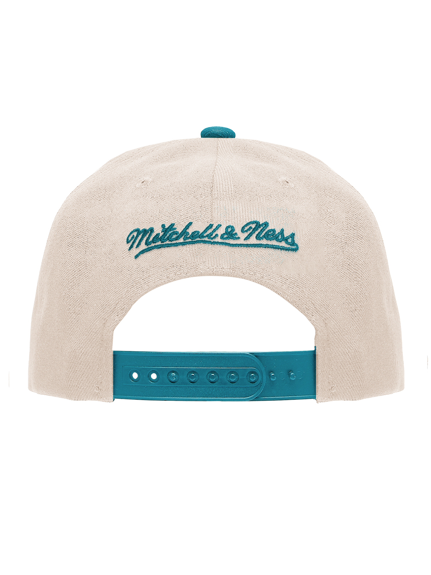 Charlotte Hornets Mitchell & Ness NBA HWC 2T Pro Pinch Snapback Hat - Cream