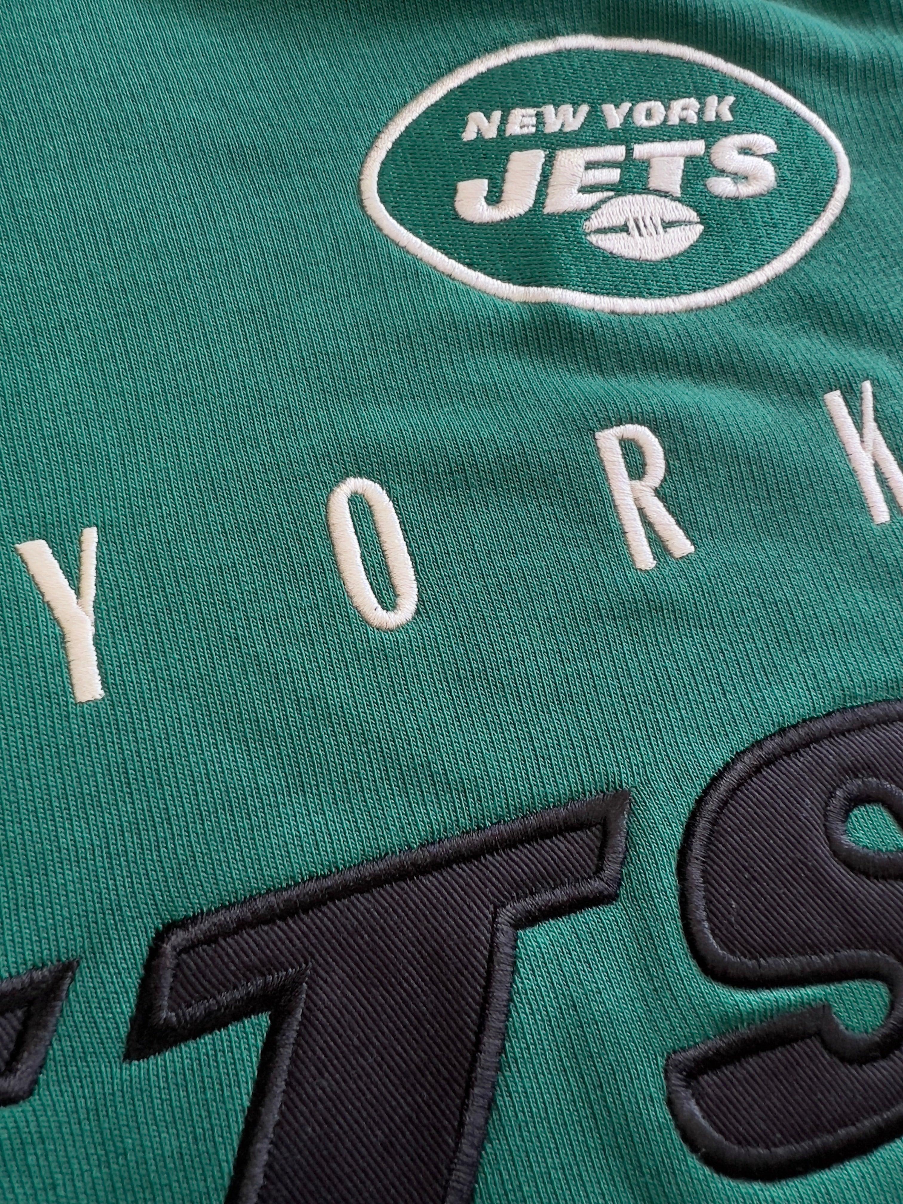 New York Jets New Era NFL Patched Oversized Hoodie Jumper - Green