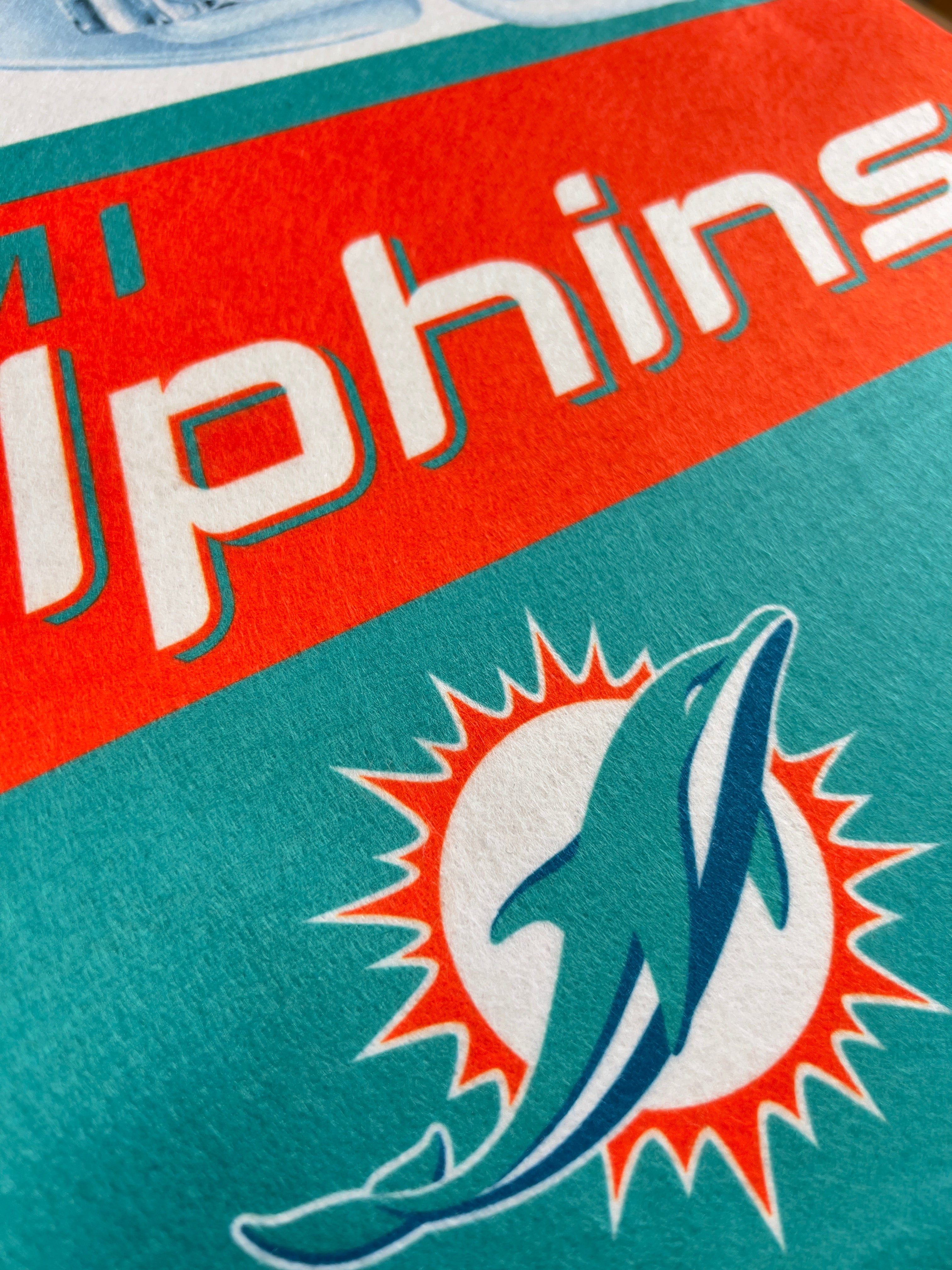 Miami Dolphins Wincraft NFL 17" x 26" Premium Felt Banner