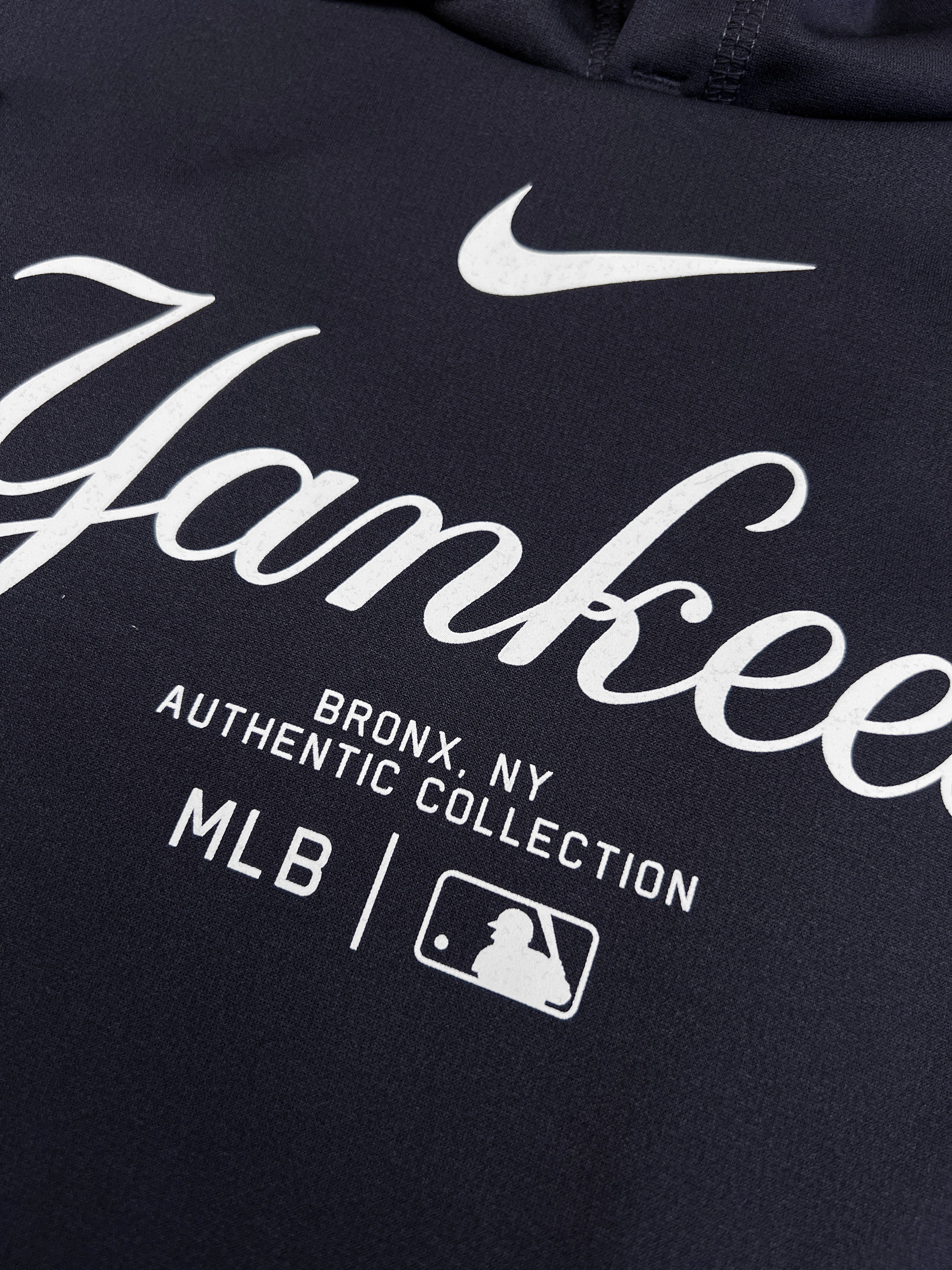 New York Yankees Nike MLB AC Practise Performance Hoodie Jumper - Navy