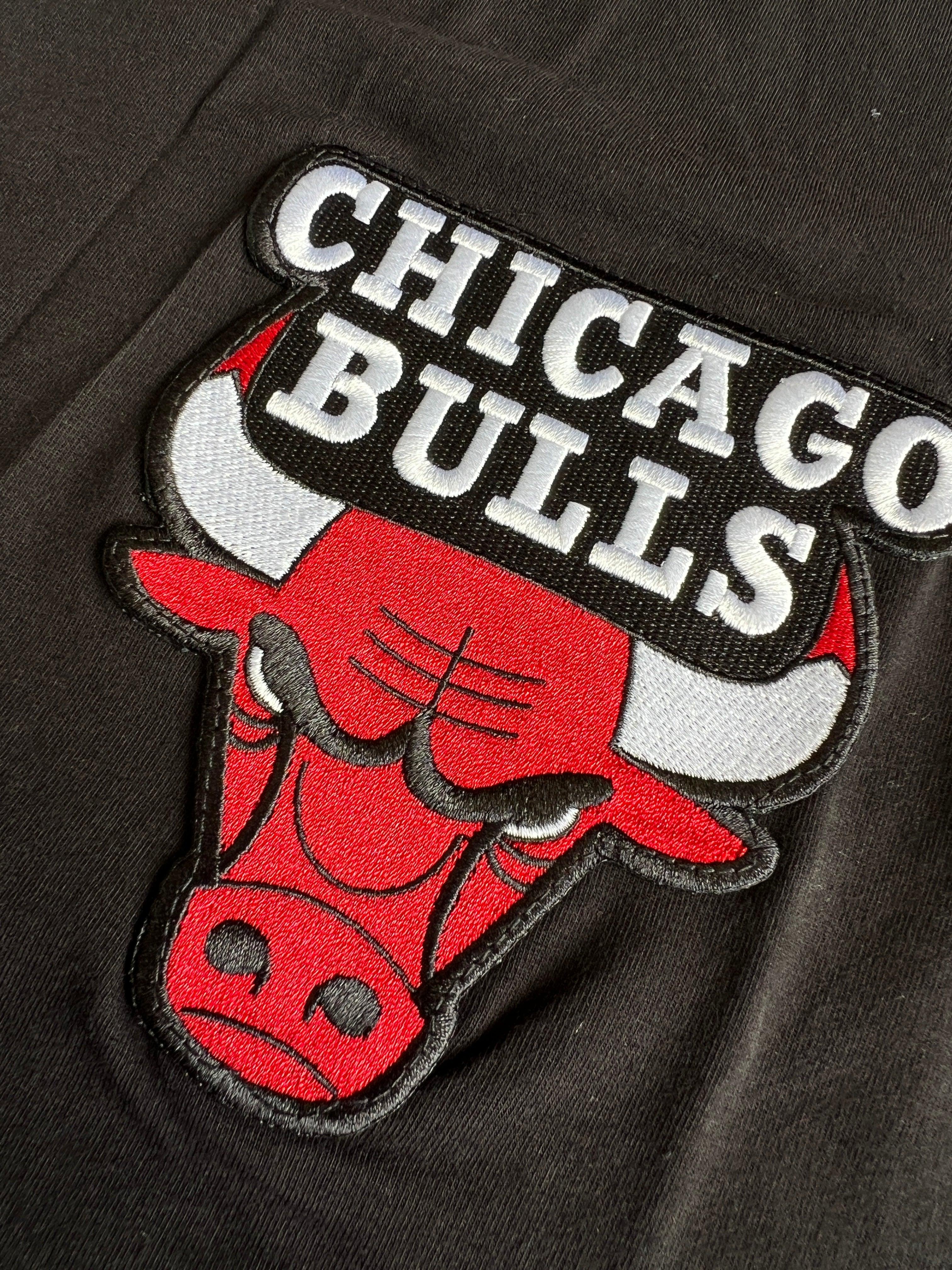 Chicago Bulls New Era NBA Higher Grade Oversized T-Shirt - Black