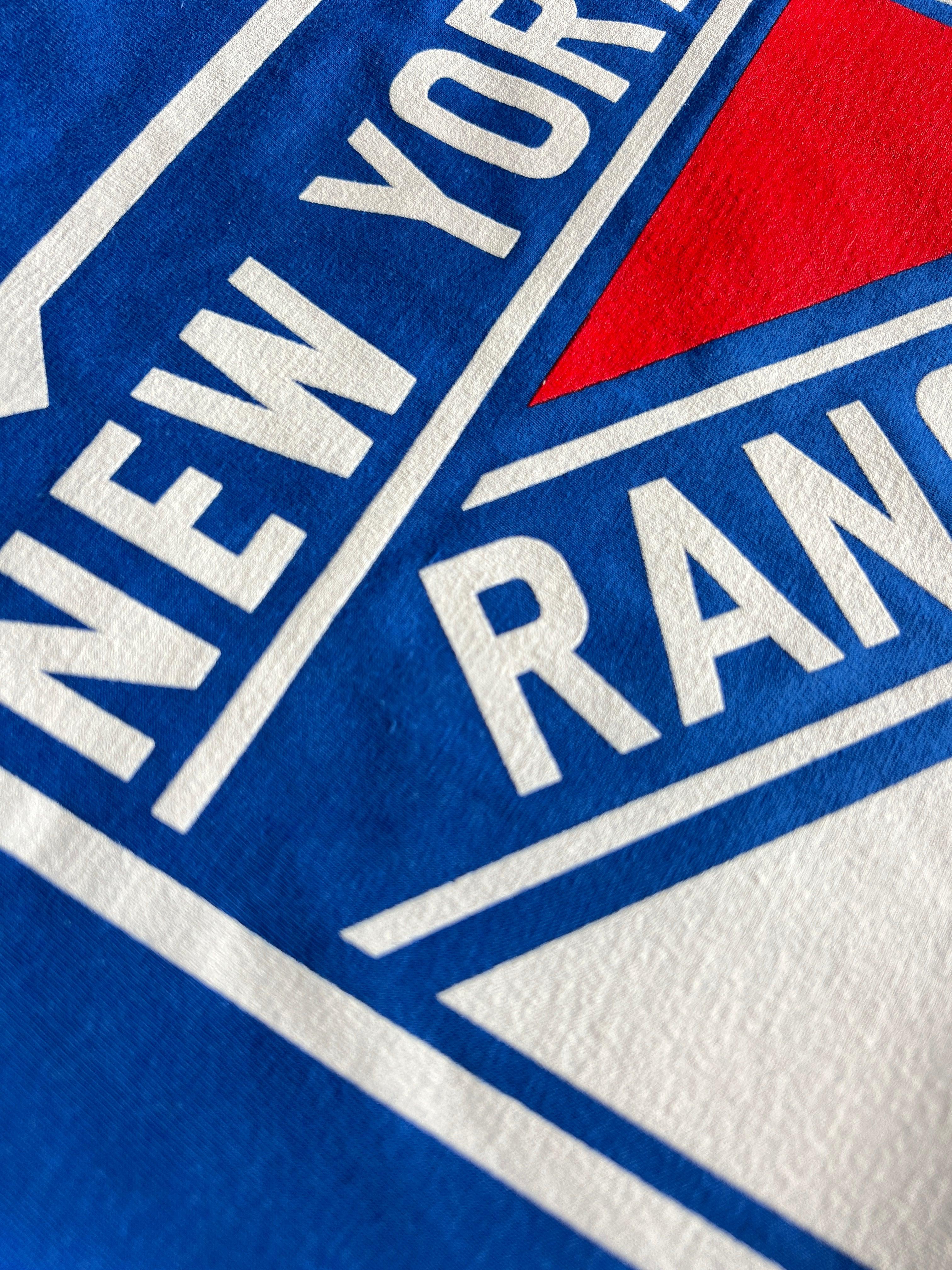 New York Rangers NHL Team Logo T-Shirt - Blue