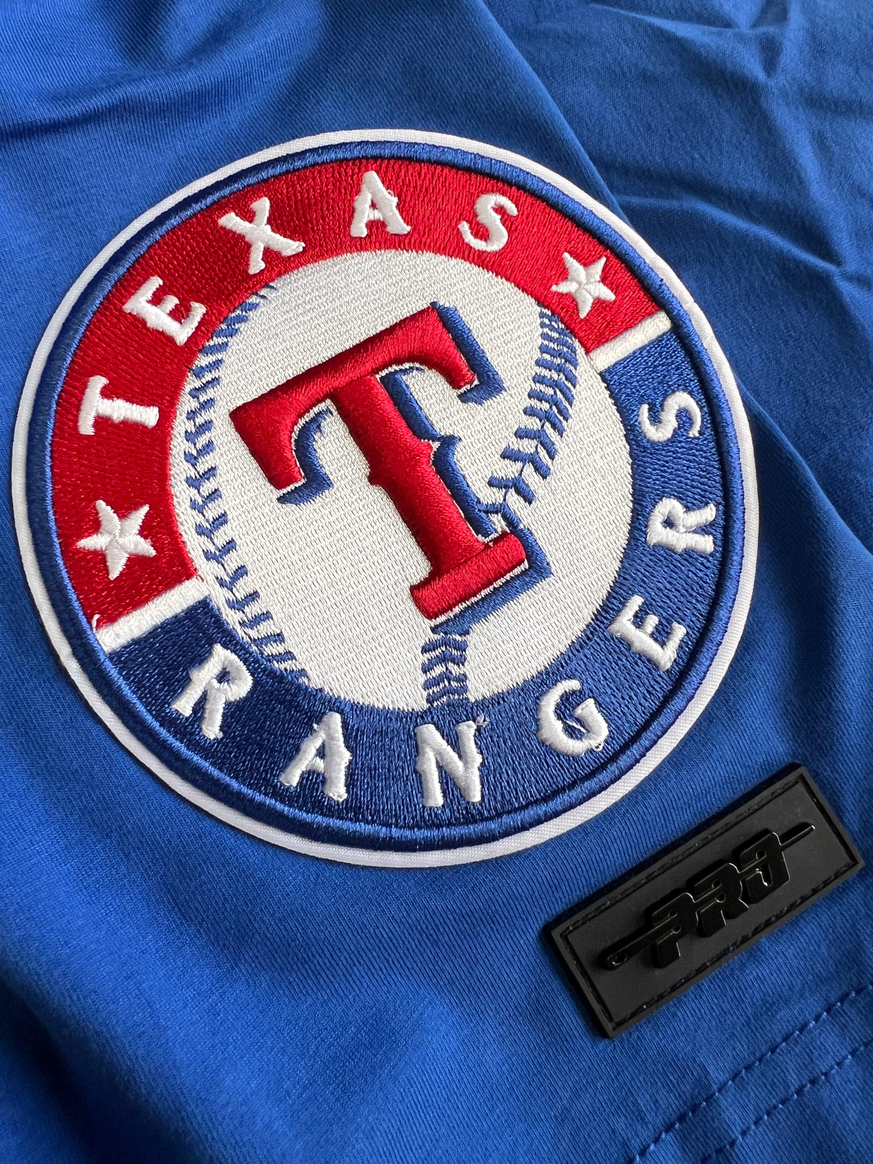 Texas Rangers Pro Standard MLB Classic Chenille T-Shirt - Blue