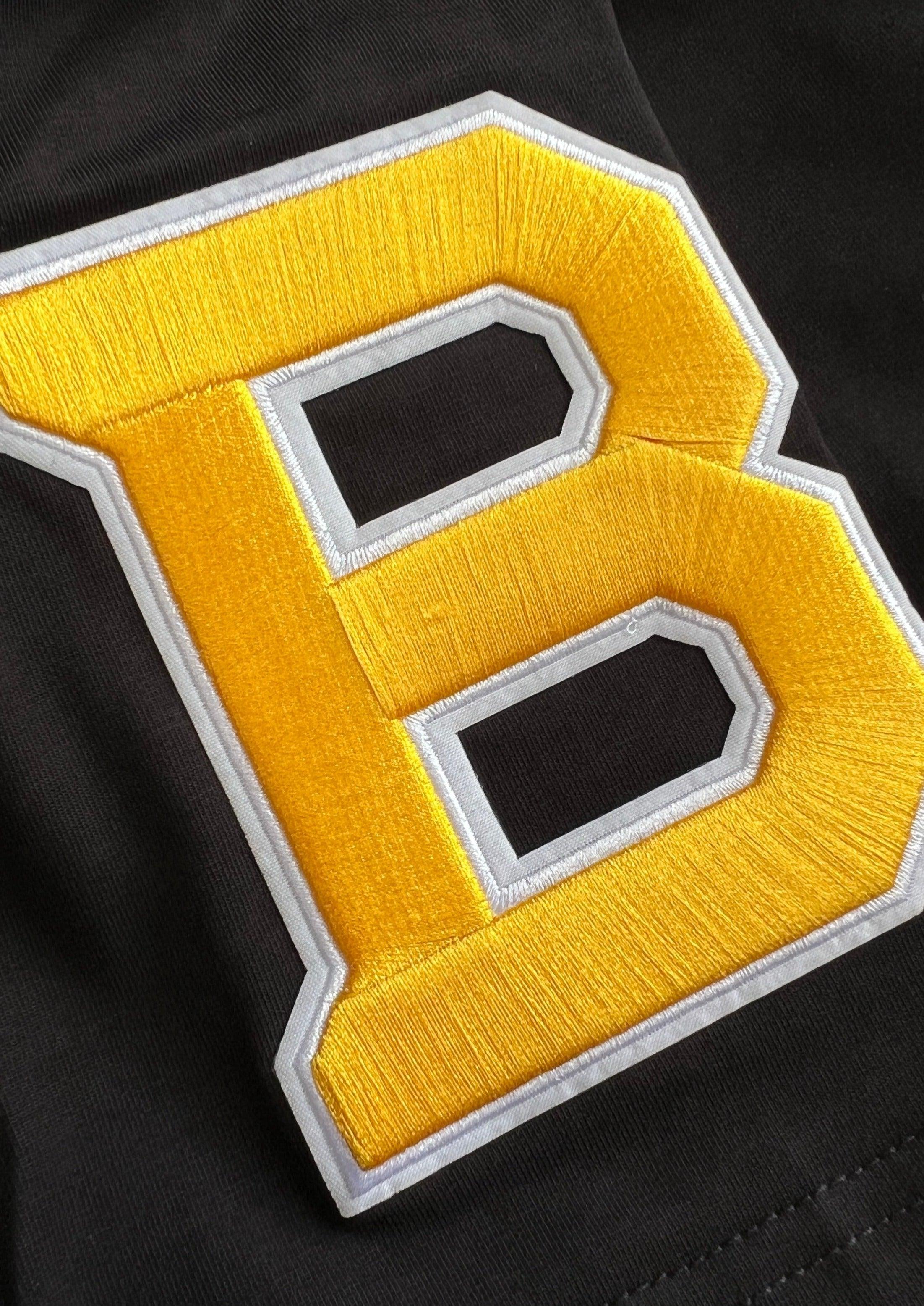 Boston Bruins Pro Standard NHL Classic Chenille T-Shirt - Black