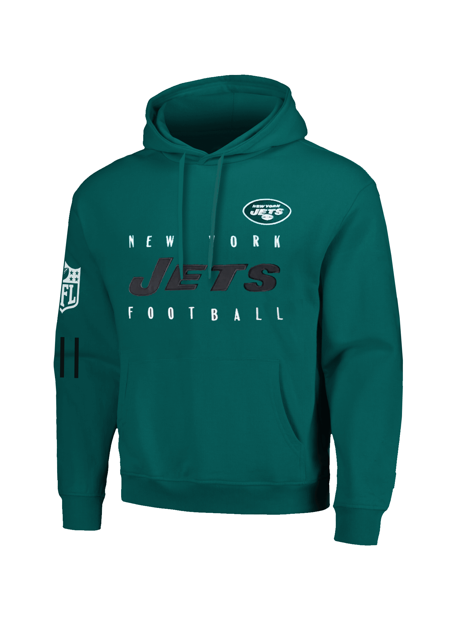 New York Jets New Era NFL Patched Oversized Hoodie Jumper - Green