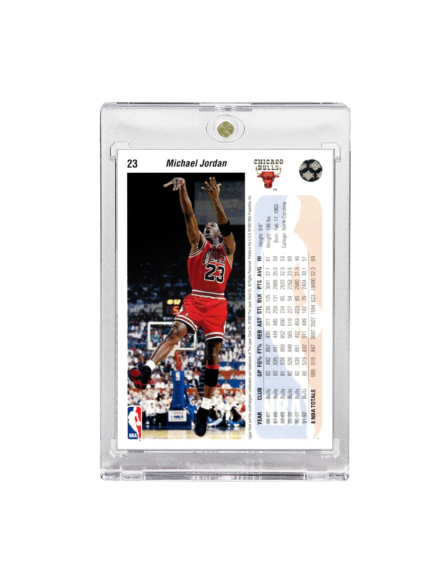 Michael Jordan Chicago Bulls Upper Deck 92-93 Base 23 Card