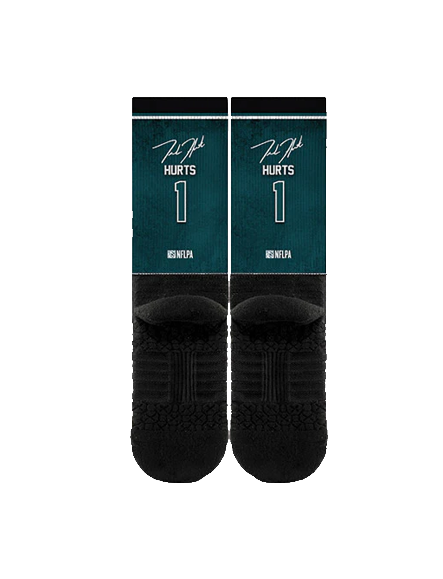 Jalen Hurts Philadelphia Eagles Strideline NFL Profile Premium Sub Crew Socks