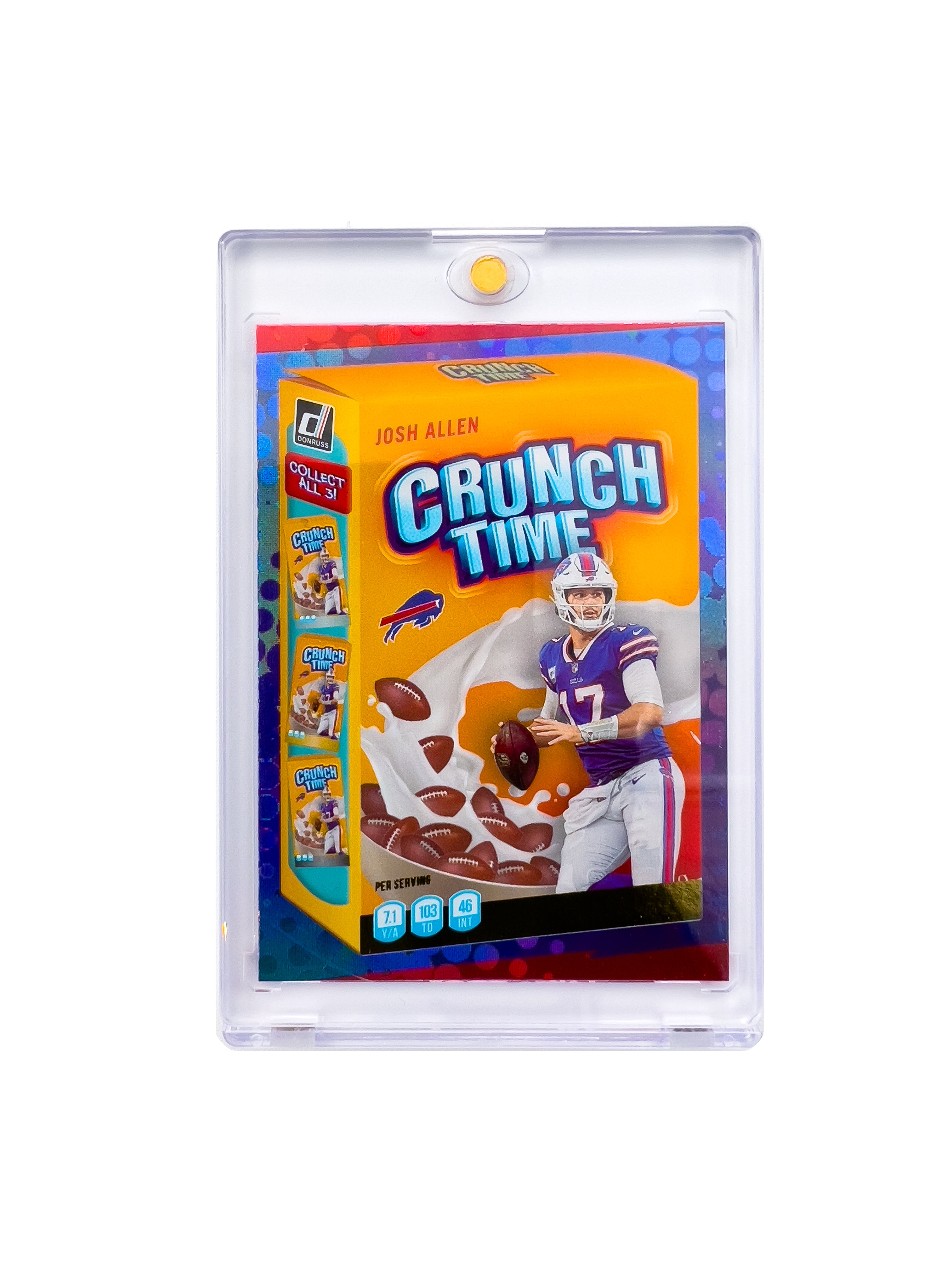 Josh Allen Buffalo Bills Panini NFL Donruss 22 Crunch Time SSP Card