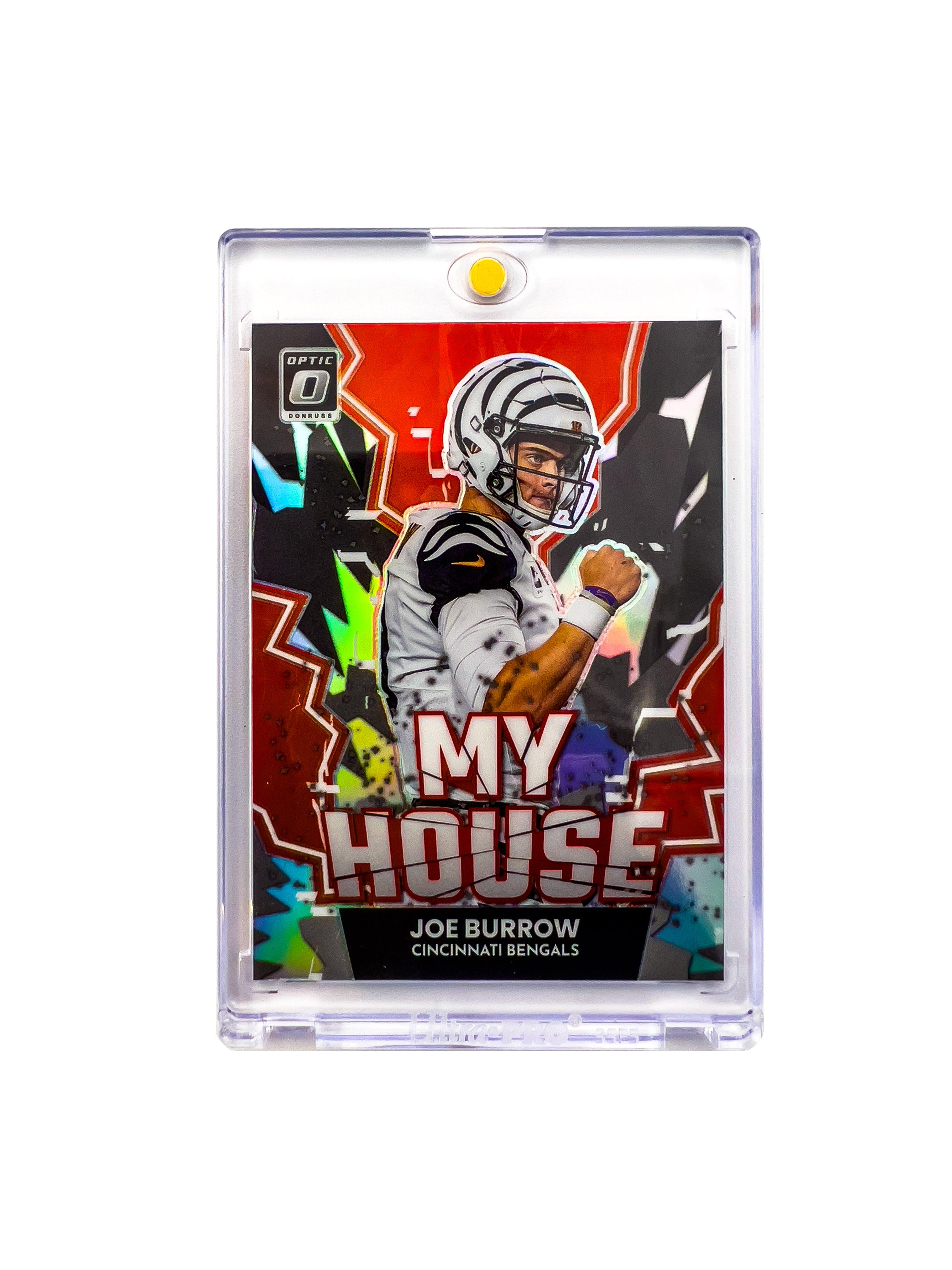 Joe Burrow Cincinnati Bengals Panini NFL Optic 22 My House Holo Card