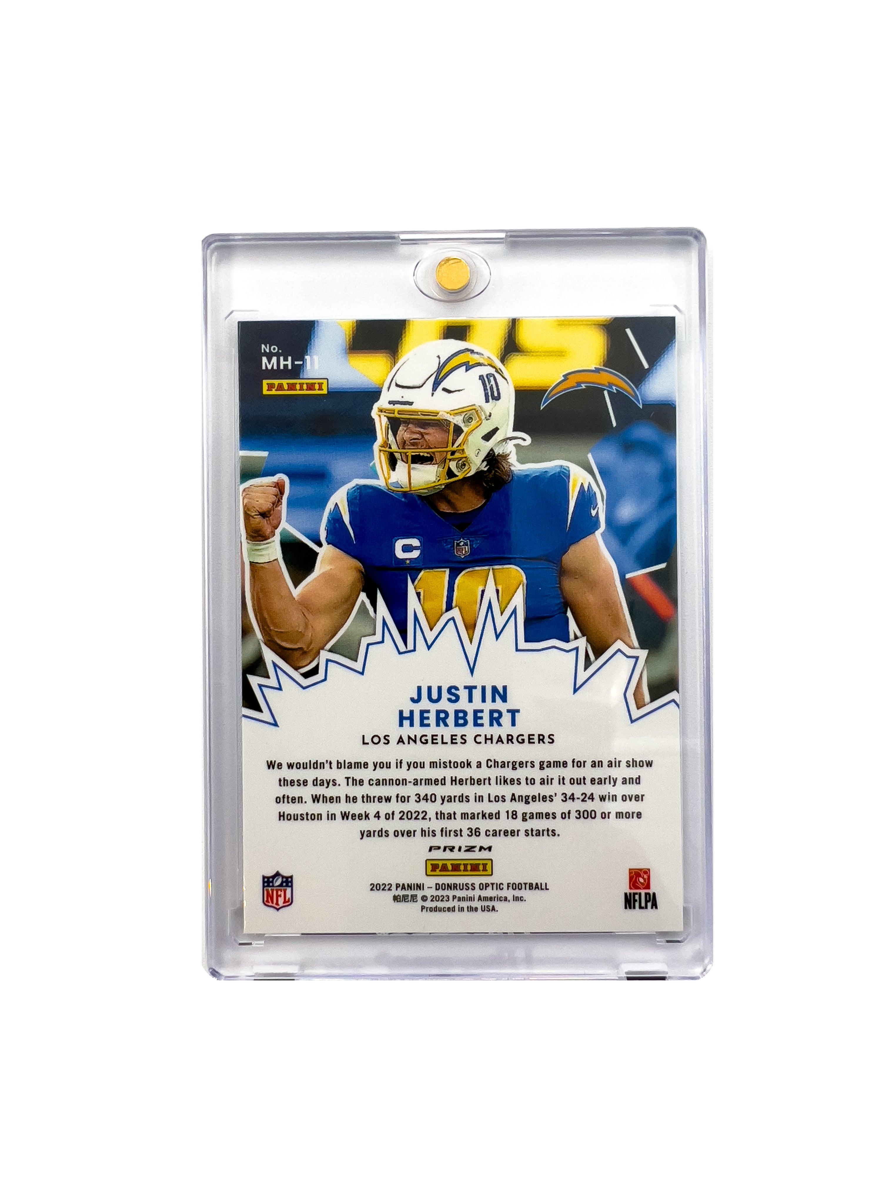 Justin Herbert Los Angeles Chargers Panini NFL 22 My House Holo Card