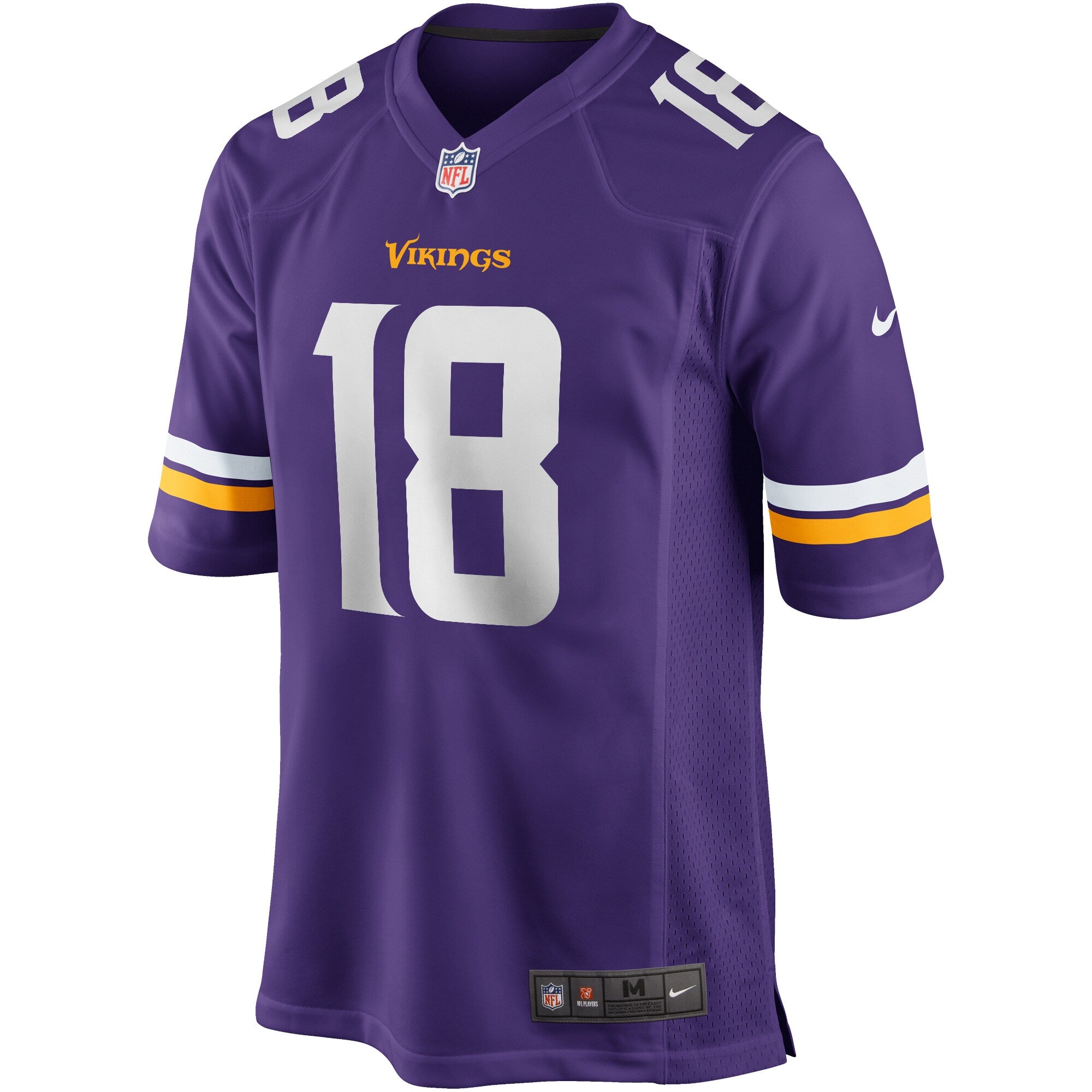 Justin Jefferson Minnesota Vikings Nike NFL Game Jersey - Purple