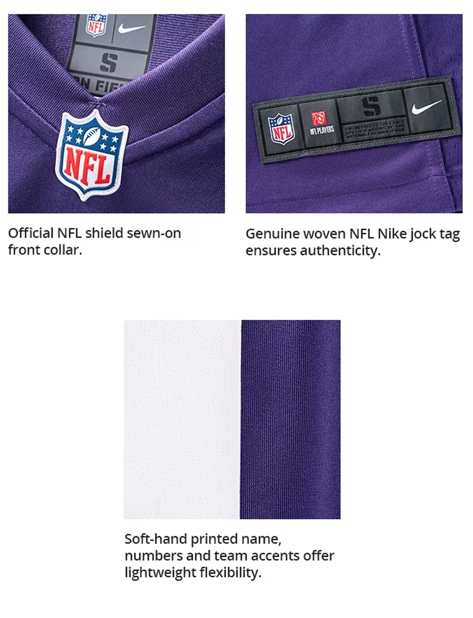 Justin Jefferson Minnesota Vikings Nike NFL Game Jersey - Purple