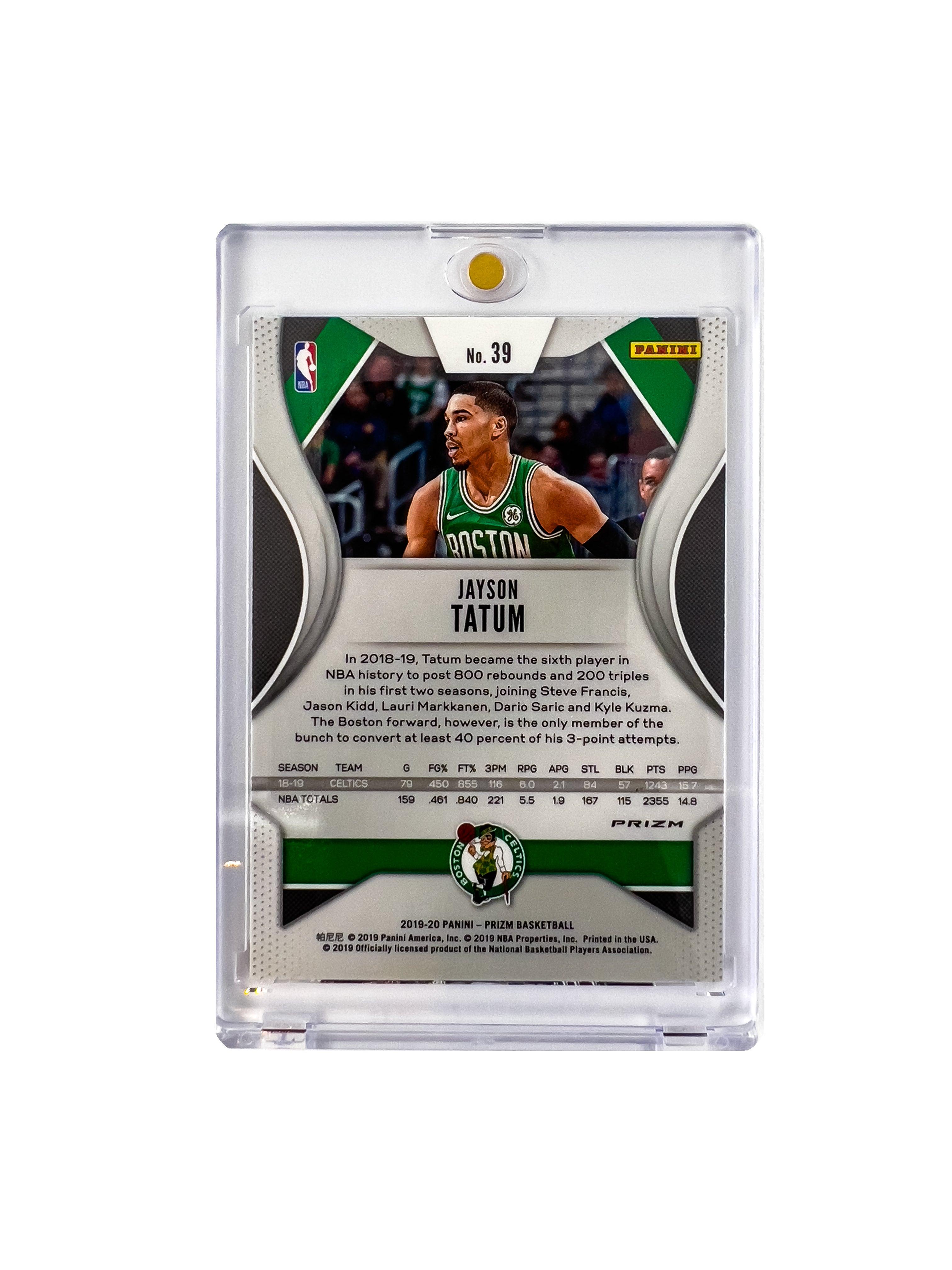 Jayson Tatum Boston Celtics Panini NBA Prizm 19-20 Silver Card