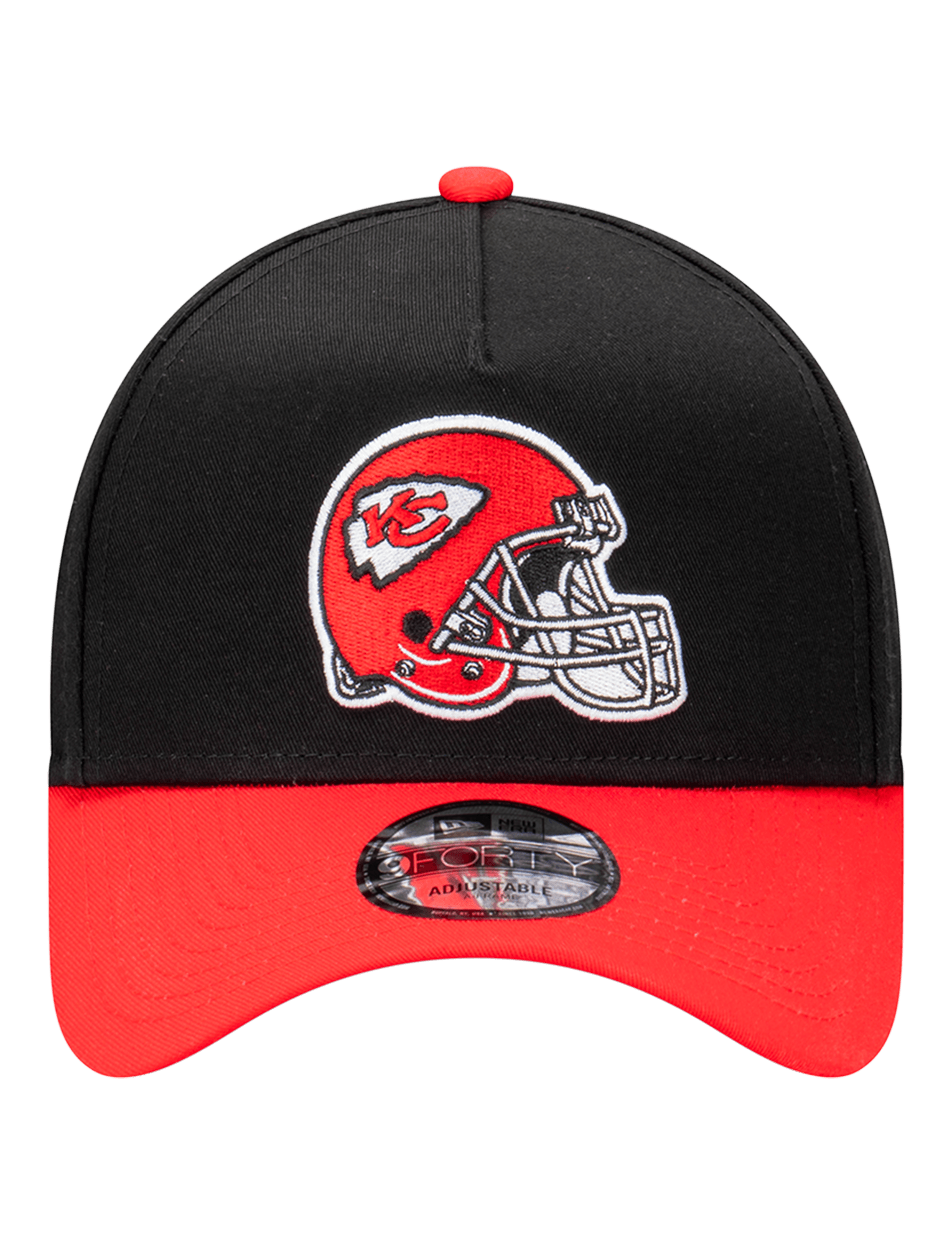 Kansas City Chiefs New Era NFL Rivalry 9FORTY A-Frame Snapback Hat - Black