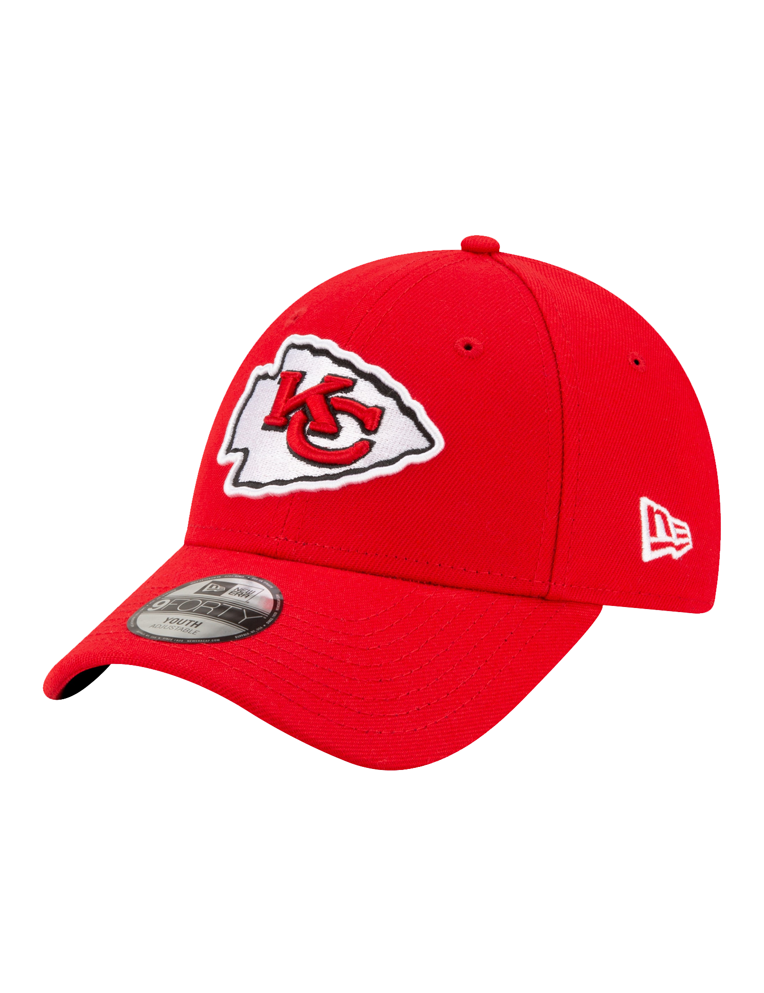 Youths Kansas City Chiefs New Era NFL Team 9FORTY Hat - Red