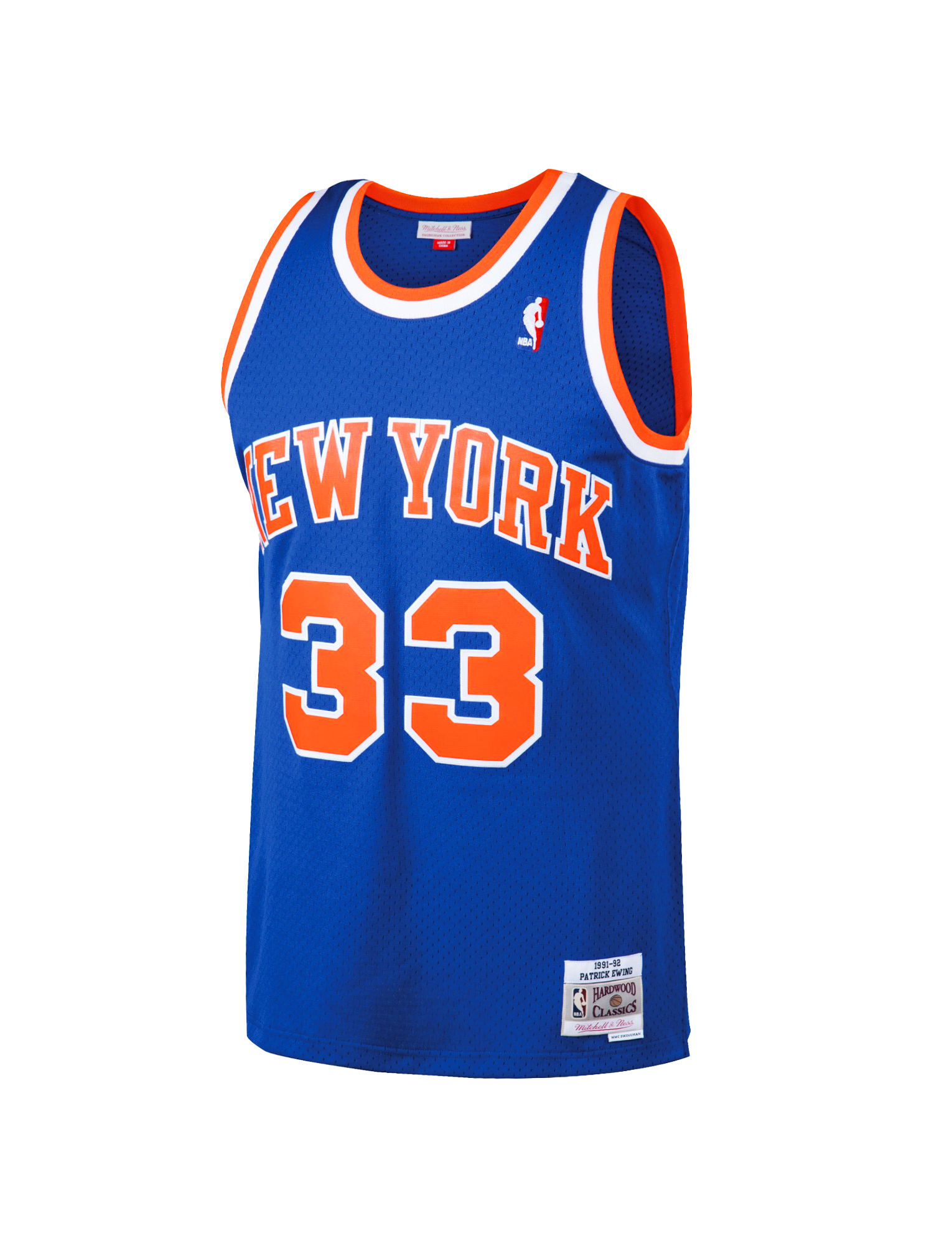 Patrick Ewing New York Knicks Mitchell & Ness NBA 91-92 Swingman Jersey - Blue