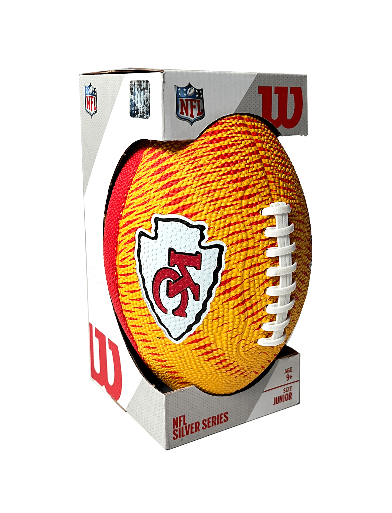 Kansas City Chiefs Wilson NFL Team Tailgate Junior Football