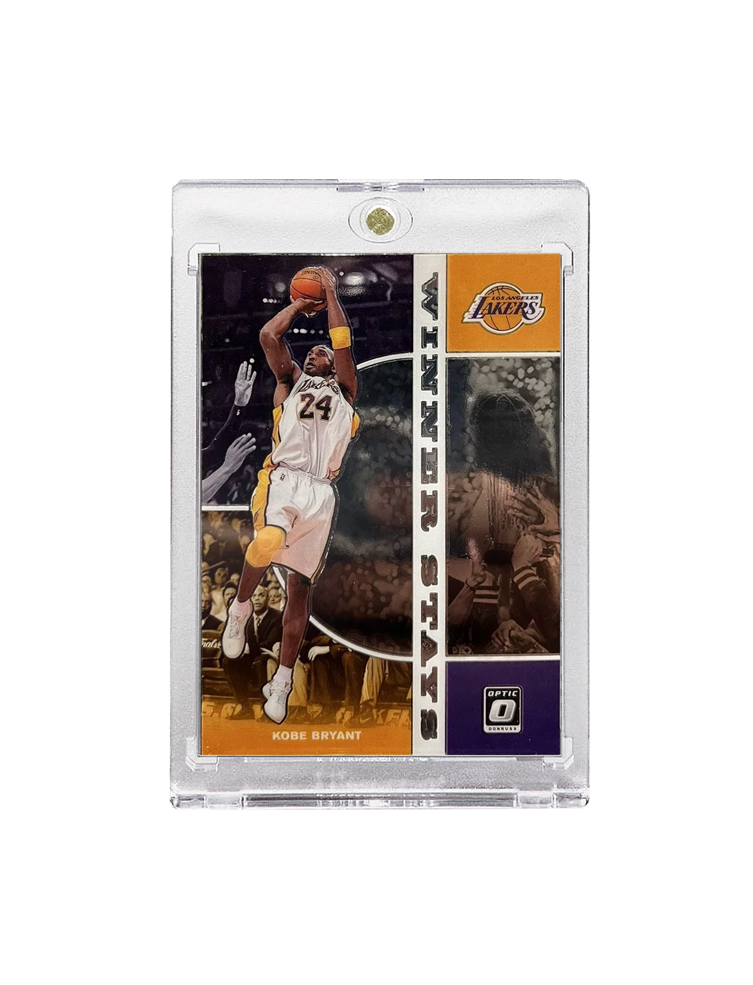 Kobe Bryant Los Angeles Lakers Panini NBA Optic Winner Stays #12 Card