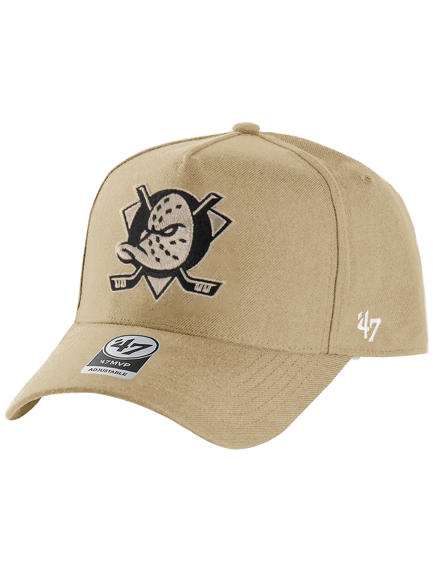 Anaheim Ducks '47 NHL Tonal MVP DT Snapback Hat - Khaki