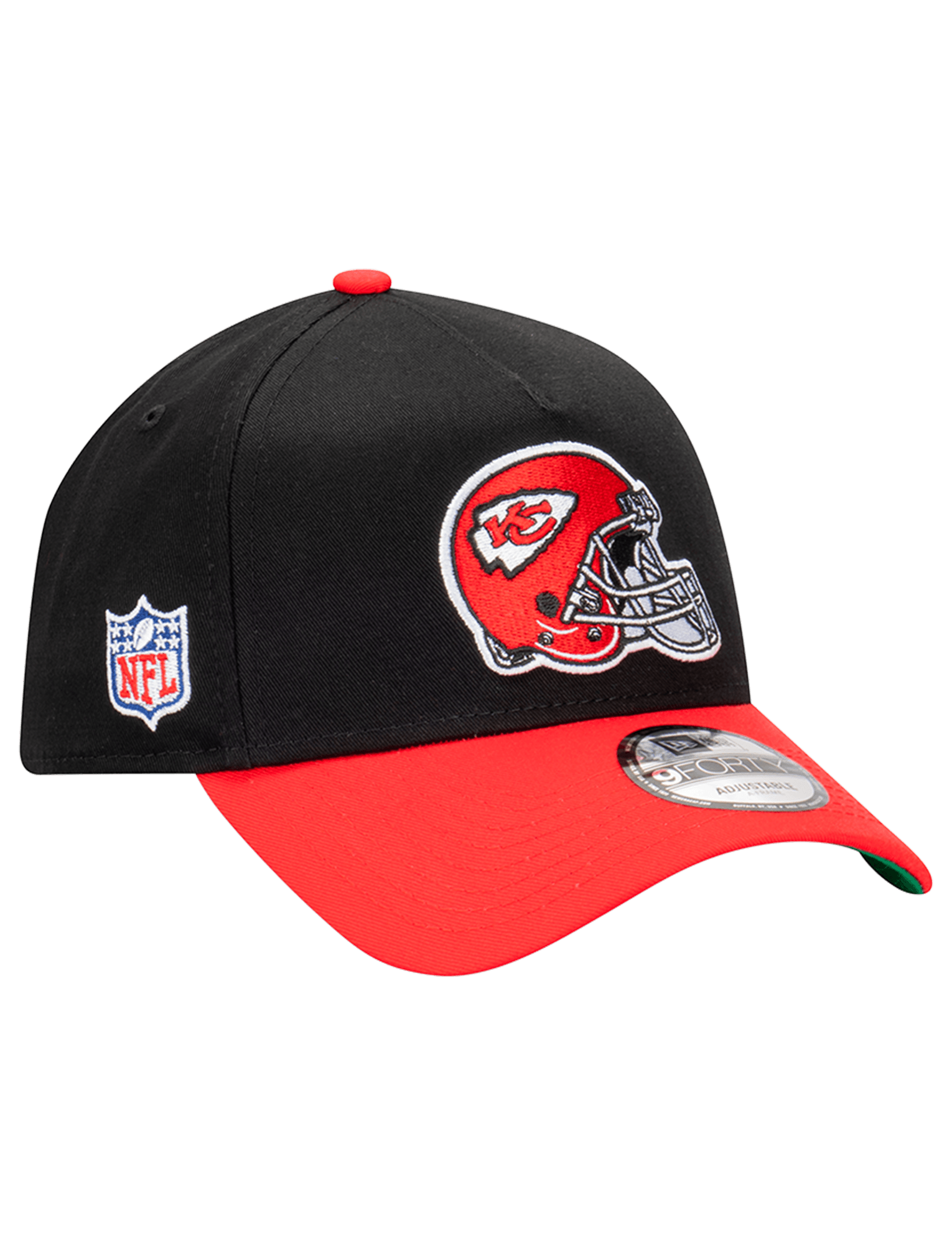 Kansas City Chiefs New Era NFL Rivalry 9FORTY A-Frame Snapback Hat - Black