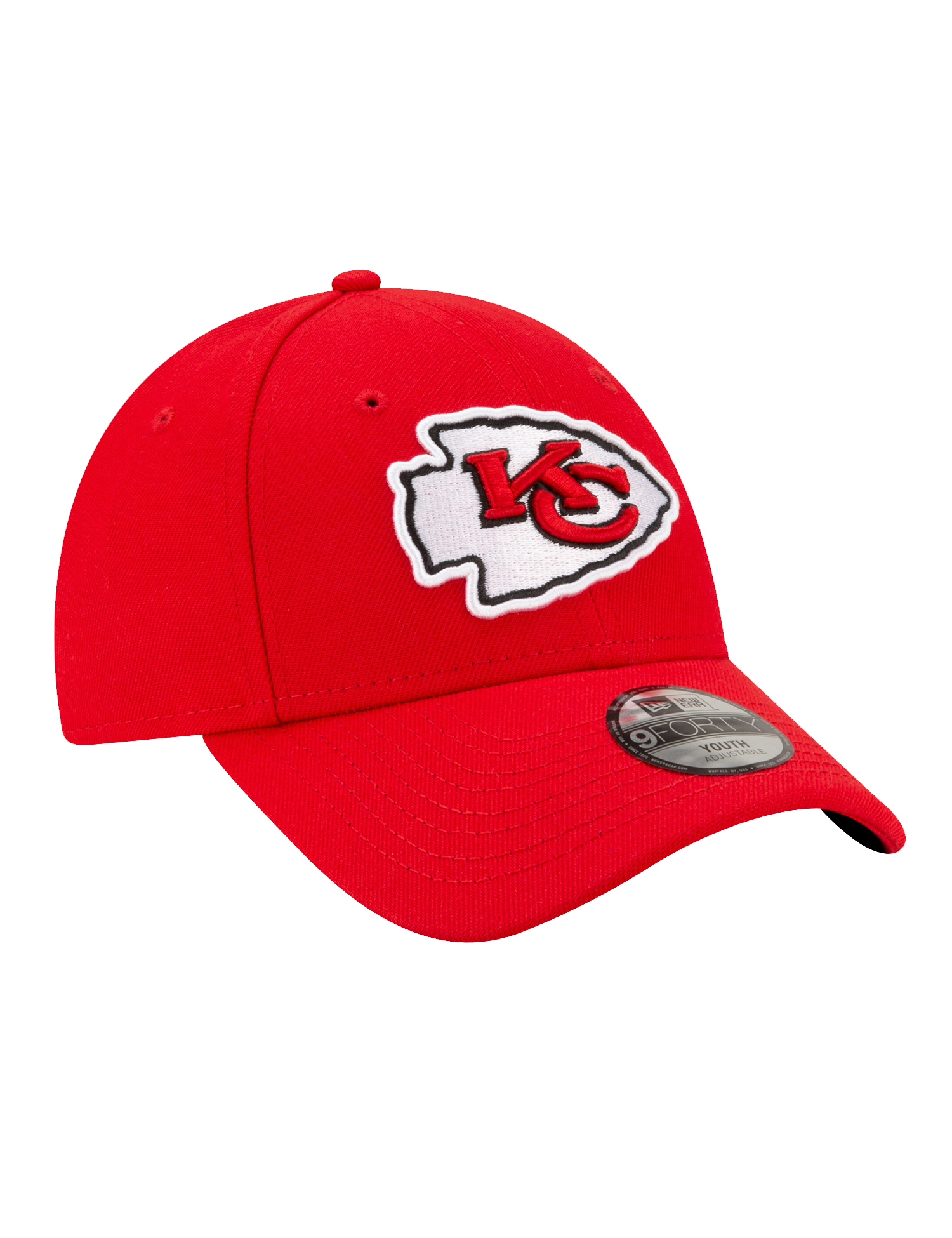 Youths Kansas City Chiefs New Era NFL Team 9FORTY Hat - Red