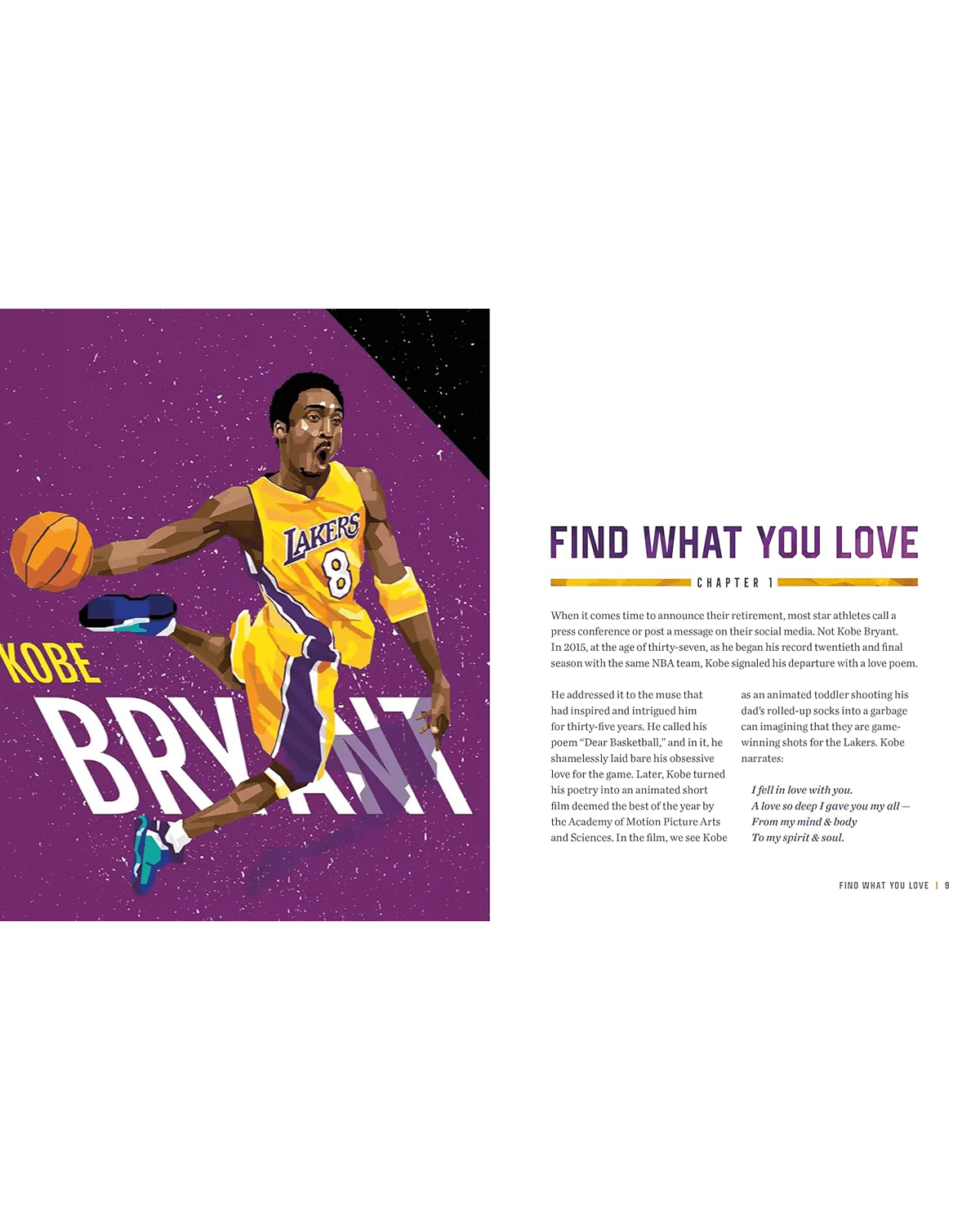 Kobe Bryant Life Lessons From a Legend NBA Hardcover Book