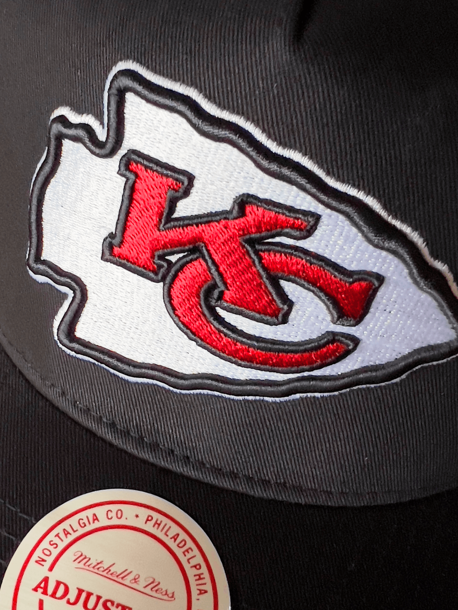 Kansas City Chiefs Mitchell & Ness NFL Team MVP Snapback Hat - Black