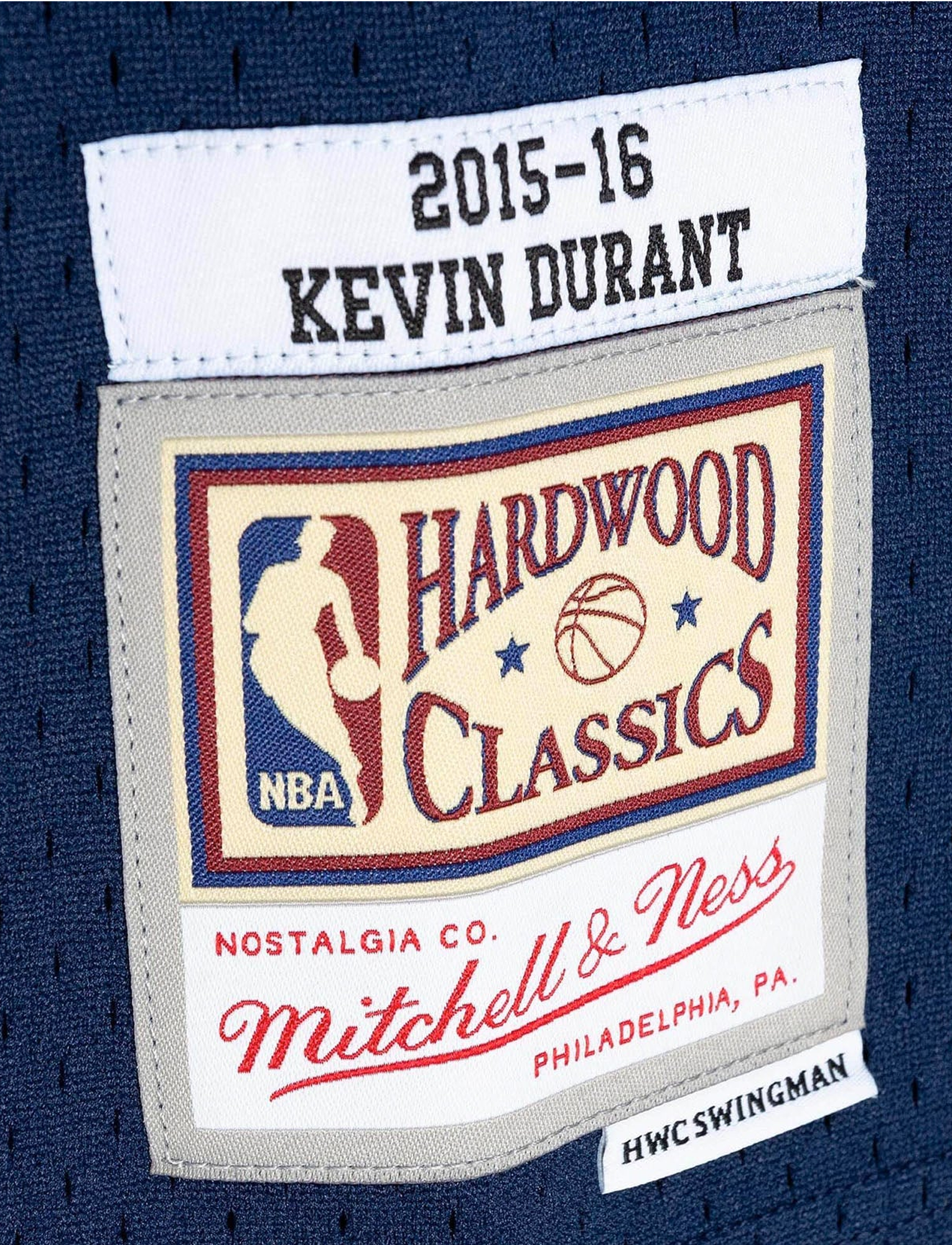 Kevin Durant Oklahoma City Thunder Mitchell & Ness NBA 15-16 Swingman Jersey - Navy