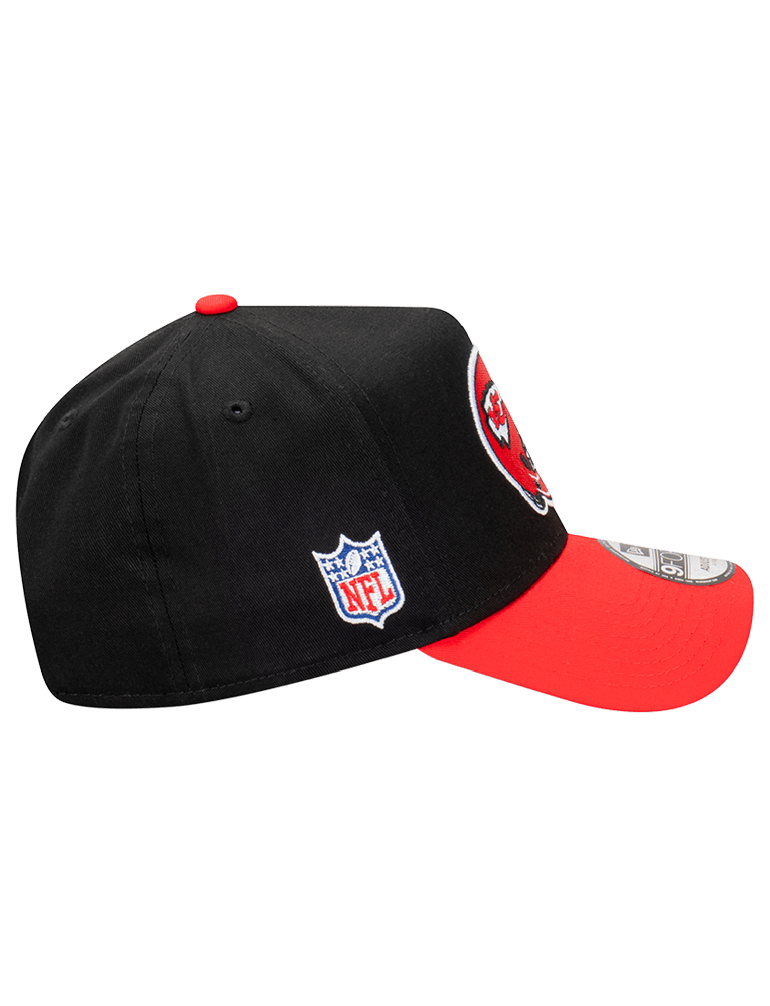 Kansas City Chiefs New Era NFL Rivalry 9FORTY A-Frame Snapback Hat - Black